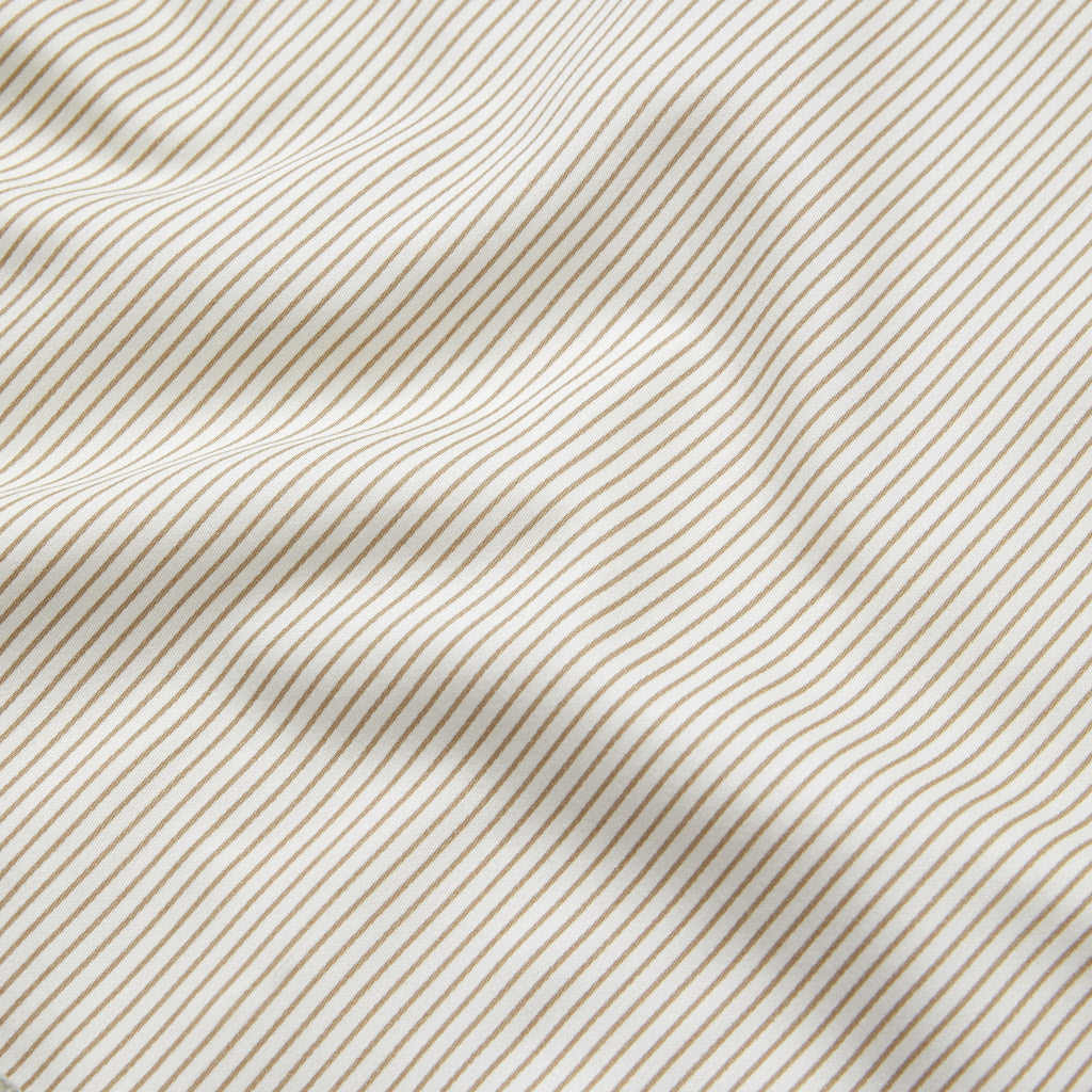 Bettwäsche-Set, Baby, 70x100cm - GOTS Classic Stripes Camel
