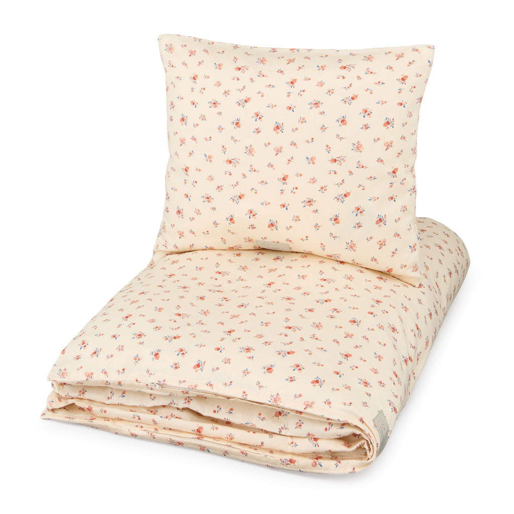 Bettwäsche-Set, Baby, 70x100cm - GOTS Beeren
