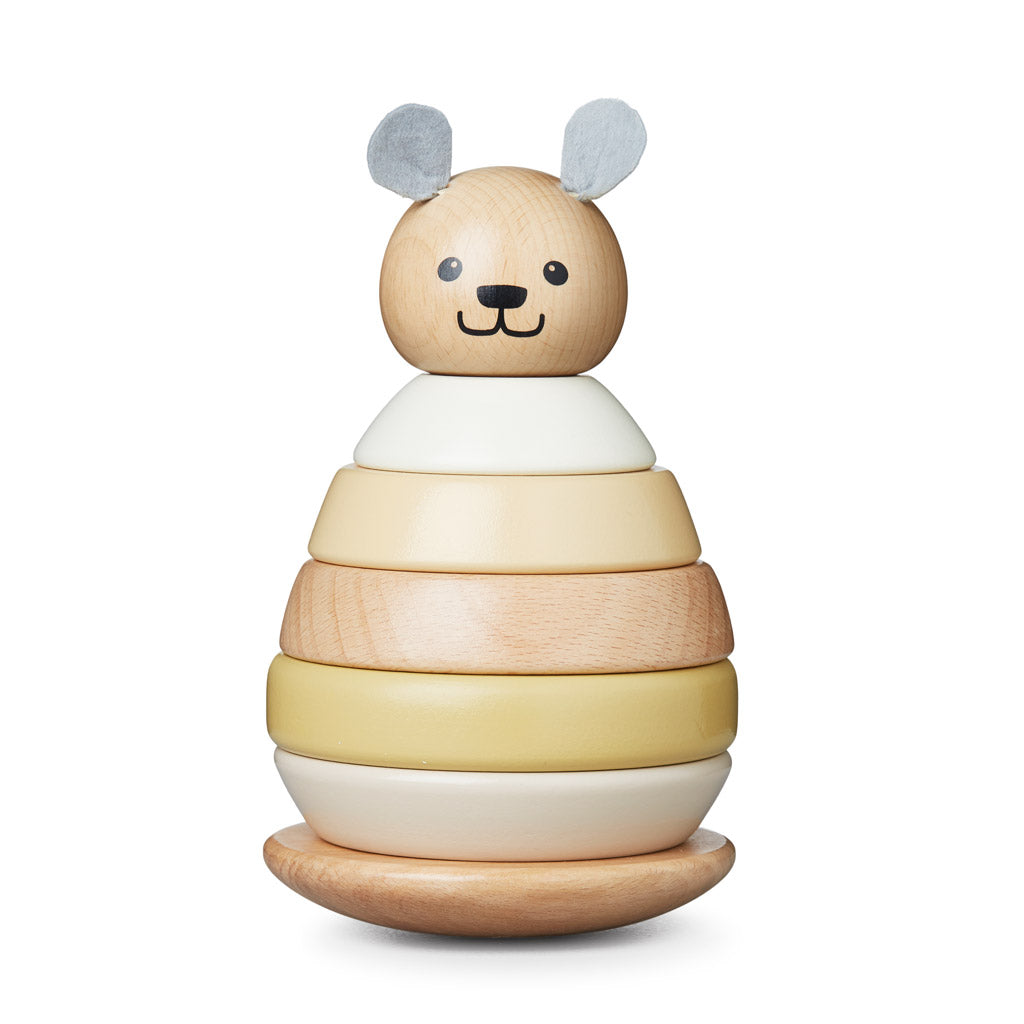 Stapelspielzeug, FSC 100% - Bär - Mix Harvest