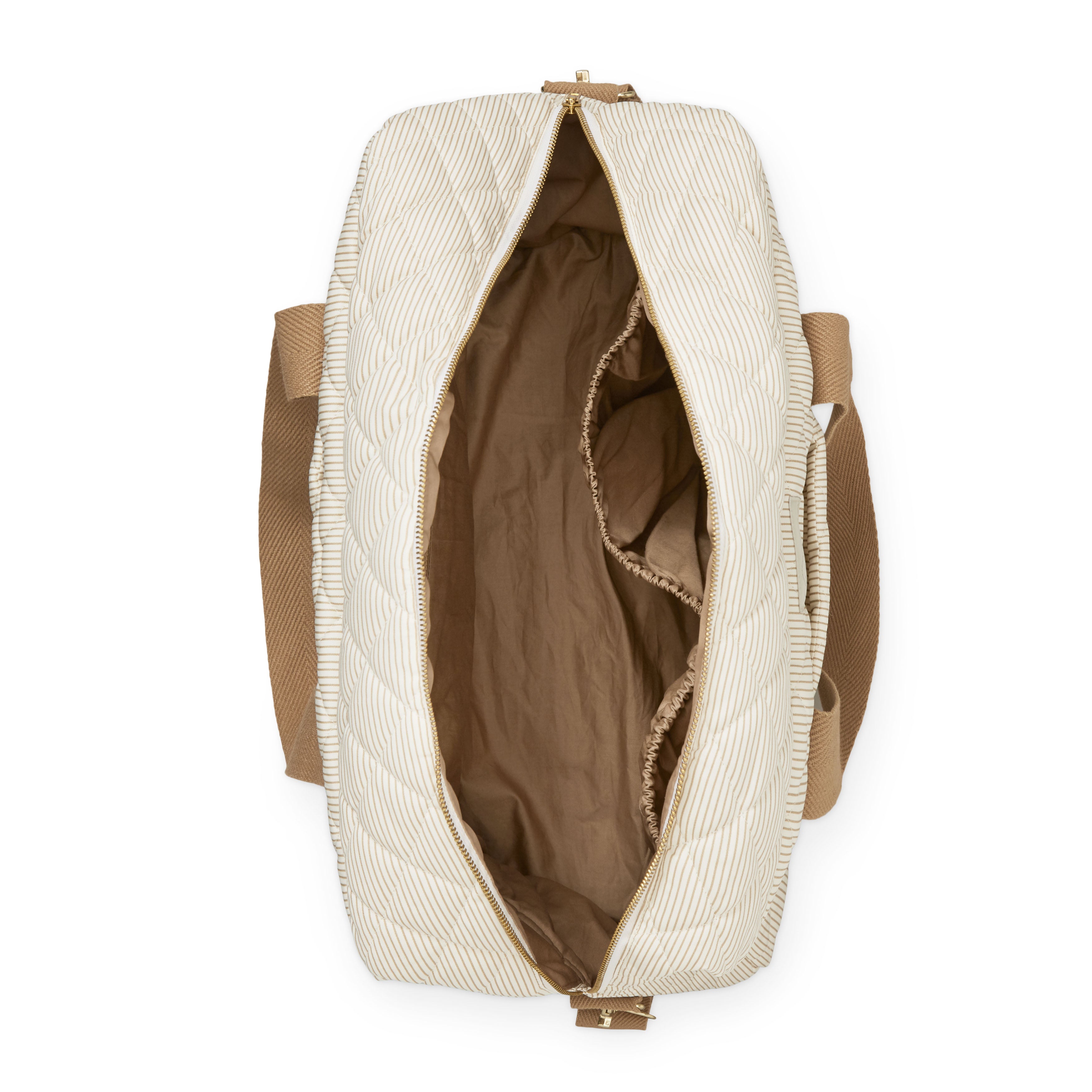 Wickeltasche, groß - OCS Classic Stripes Camel