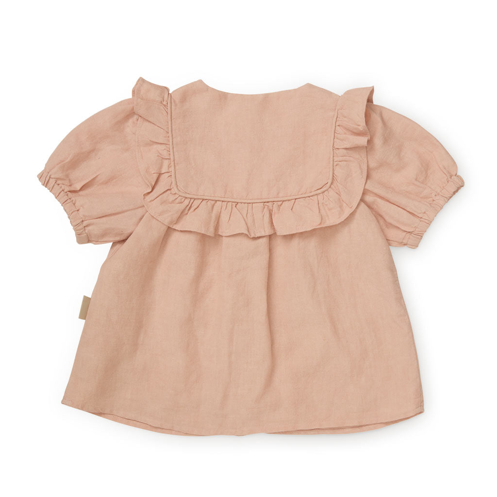 Cleo Bluse - GOTS - Coral