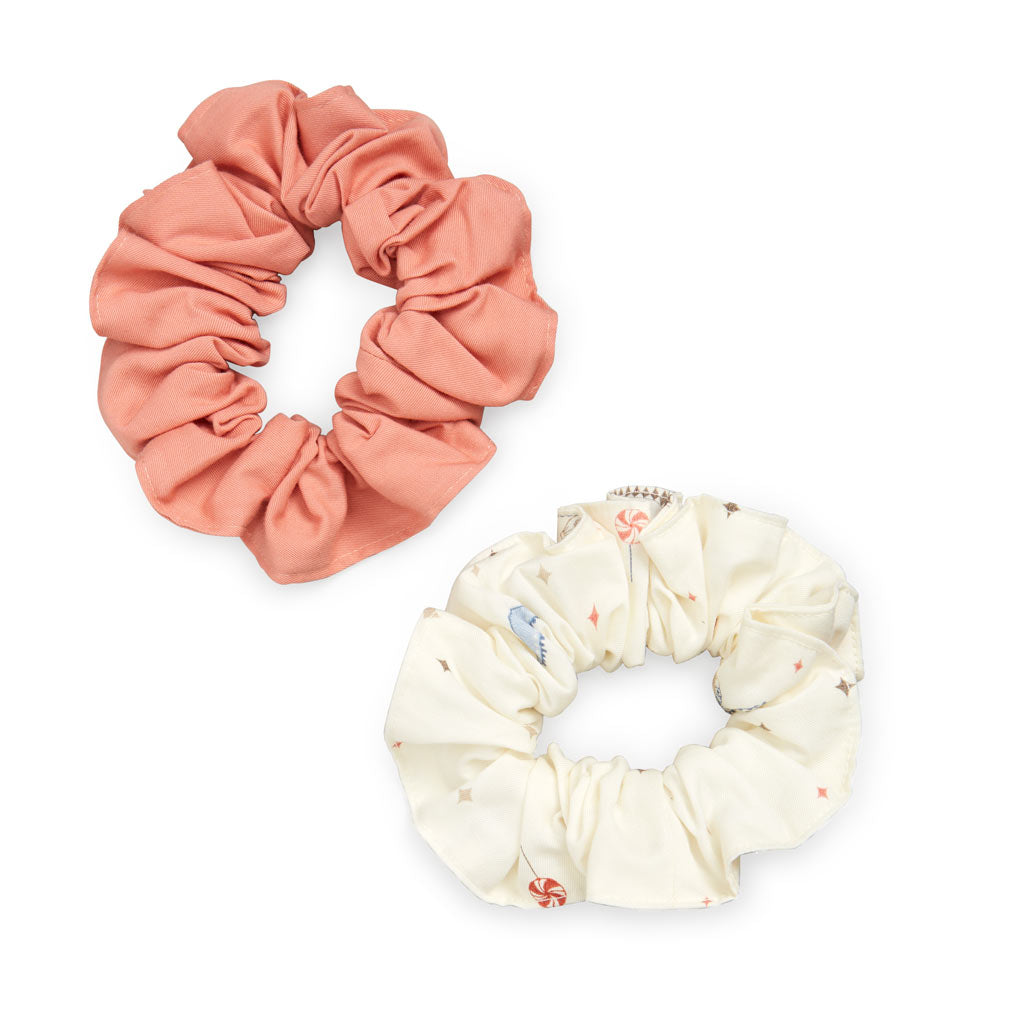 Hair Scrunchies - set of two - GOTS - Mix Carousel