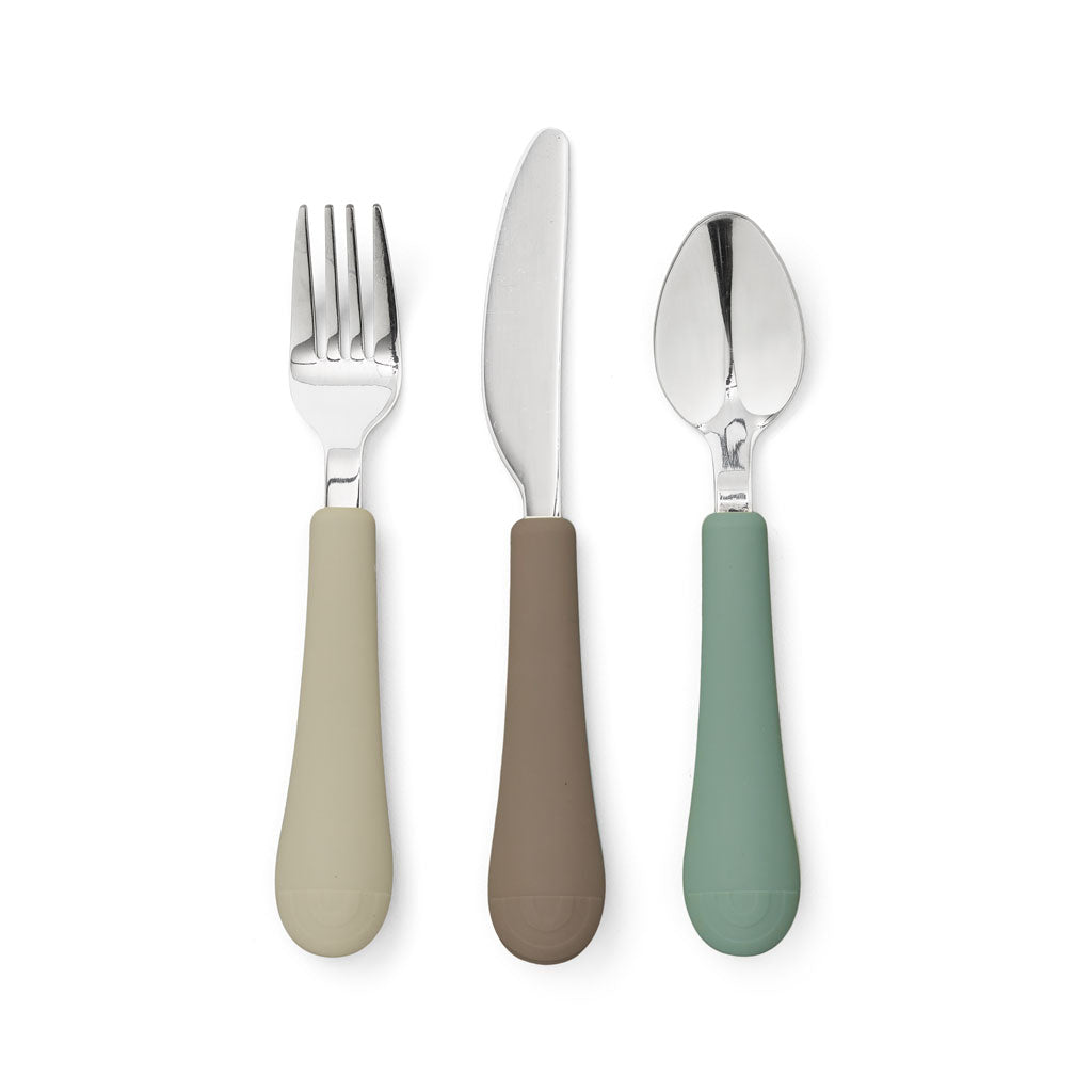 Rainbow Kinderbesteck-Set - Olive Mix