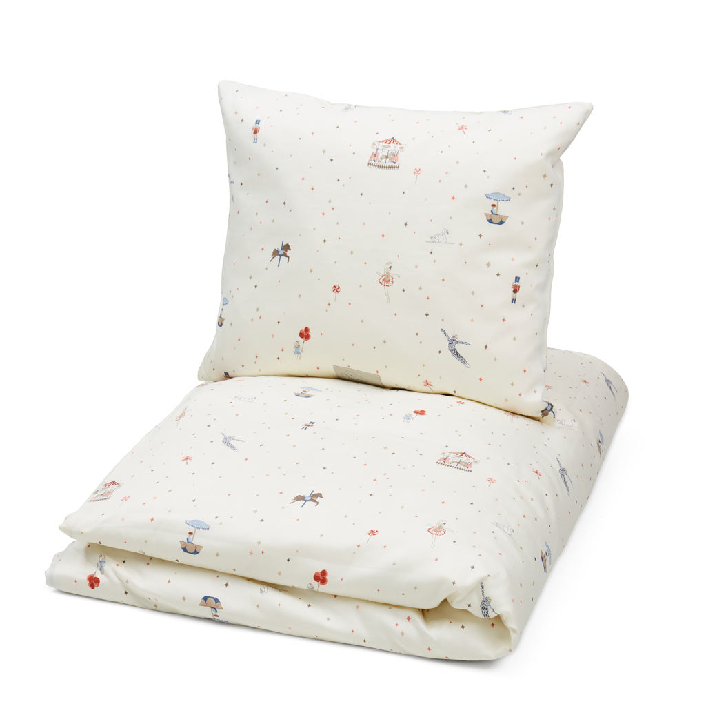 Bedding Set, Junior, 100x140cm - GOTS - Carousel