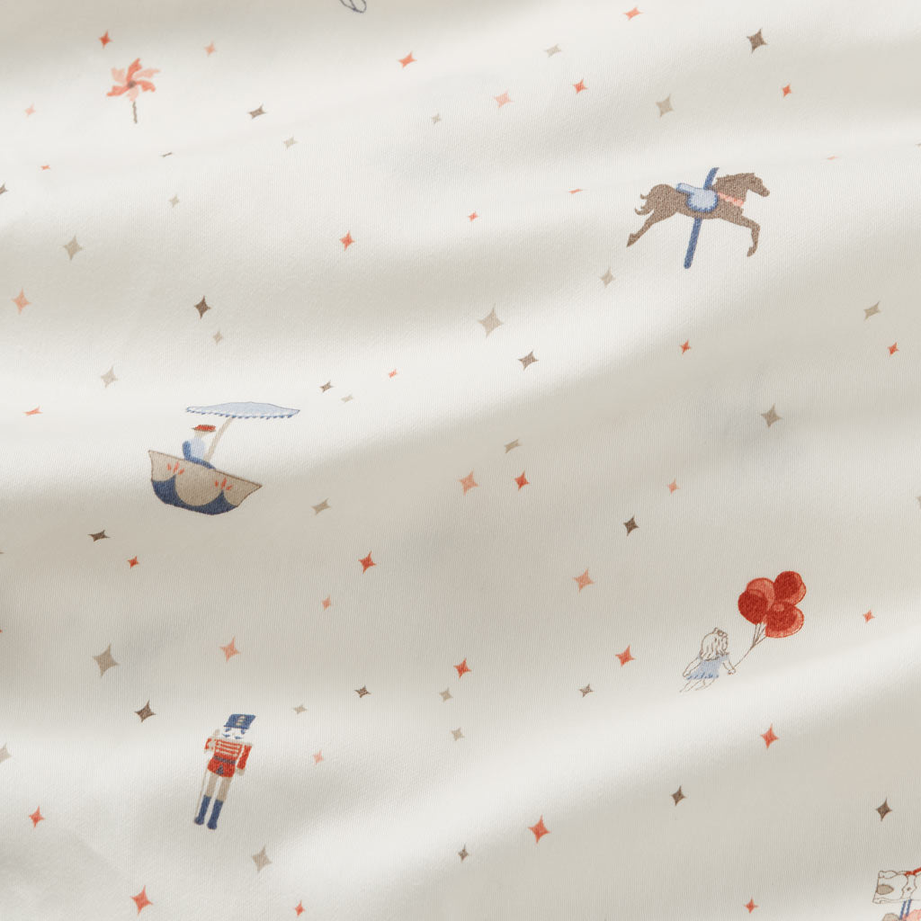 Bedding Set, Junior, 100x140cm - GOTS - Carousel