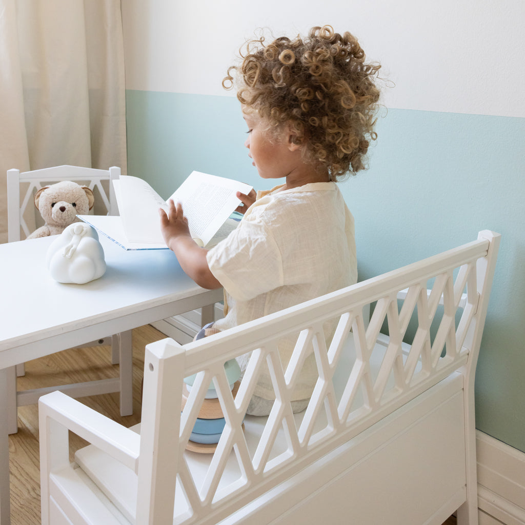Harlequin Kids Aufbewahrungsbank – FSC Mix – Weiß