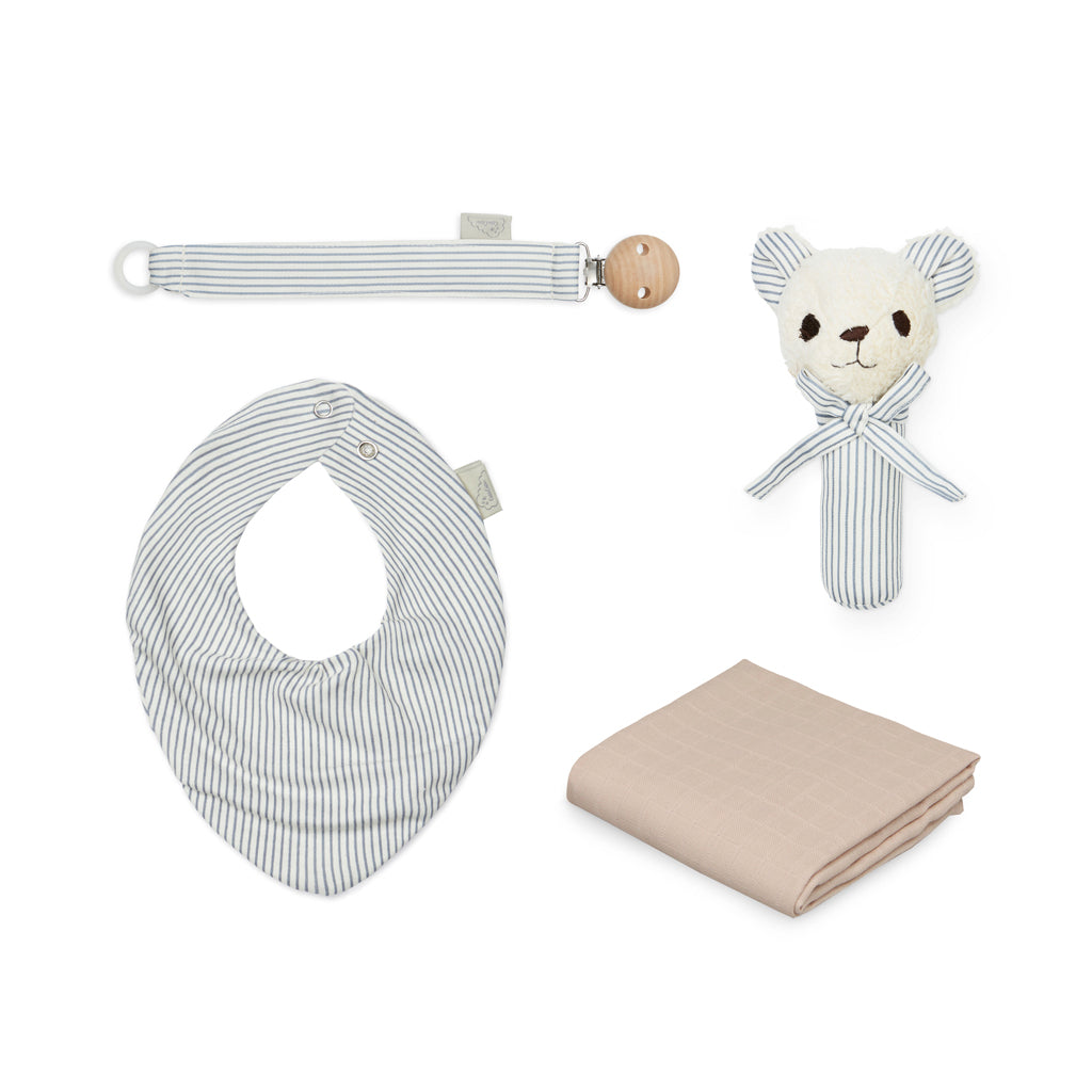 Baby Essentials Geschenkbox - Classic Stripes Blue
