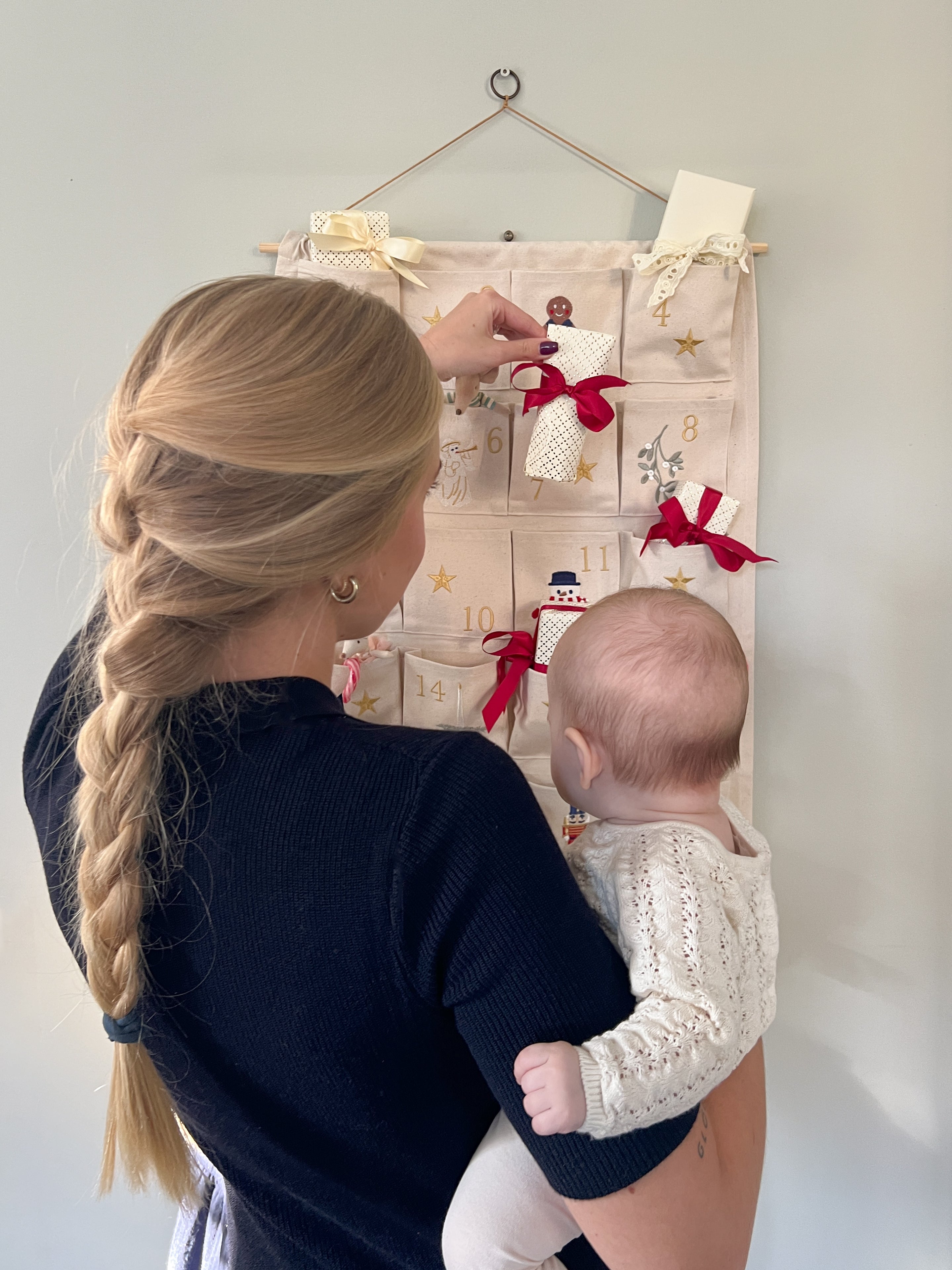 Weihnachtskalender - GOTS - Beige