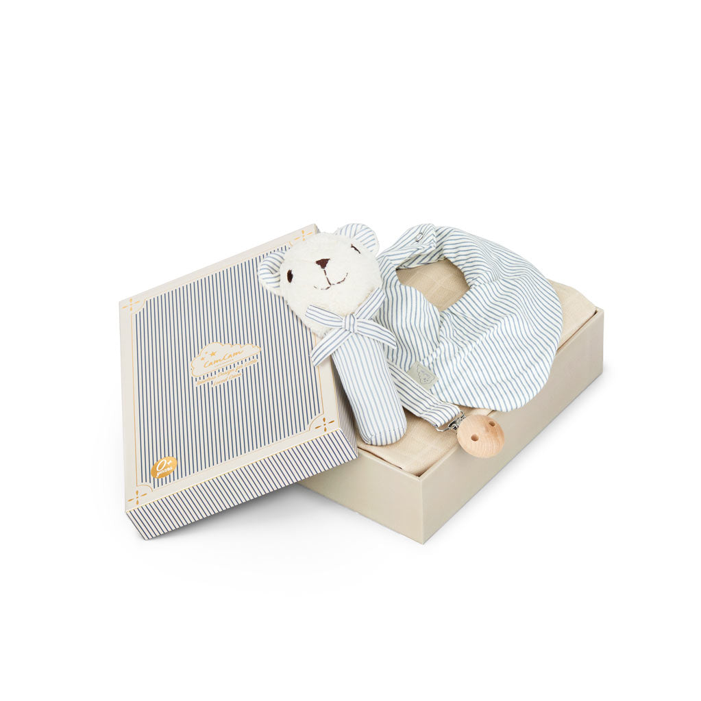 Baby Essentials Geschenkbox - Classic Stripes Blue
