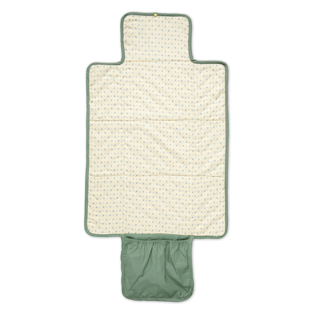 Gesteppte Wickelunterlage - OCS - Ivy Green