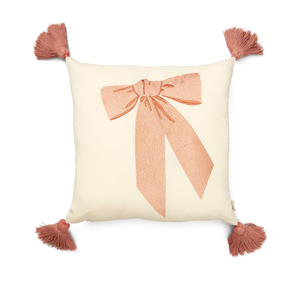 Kinder Besticktes Kissen - OCS - Bows