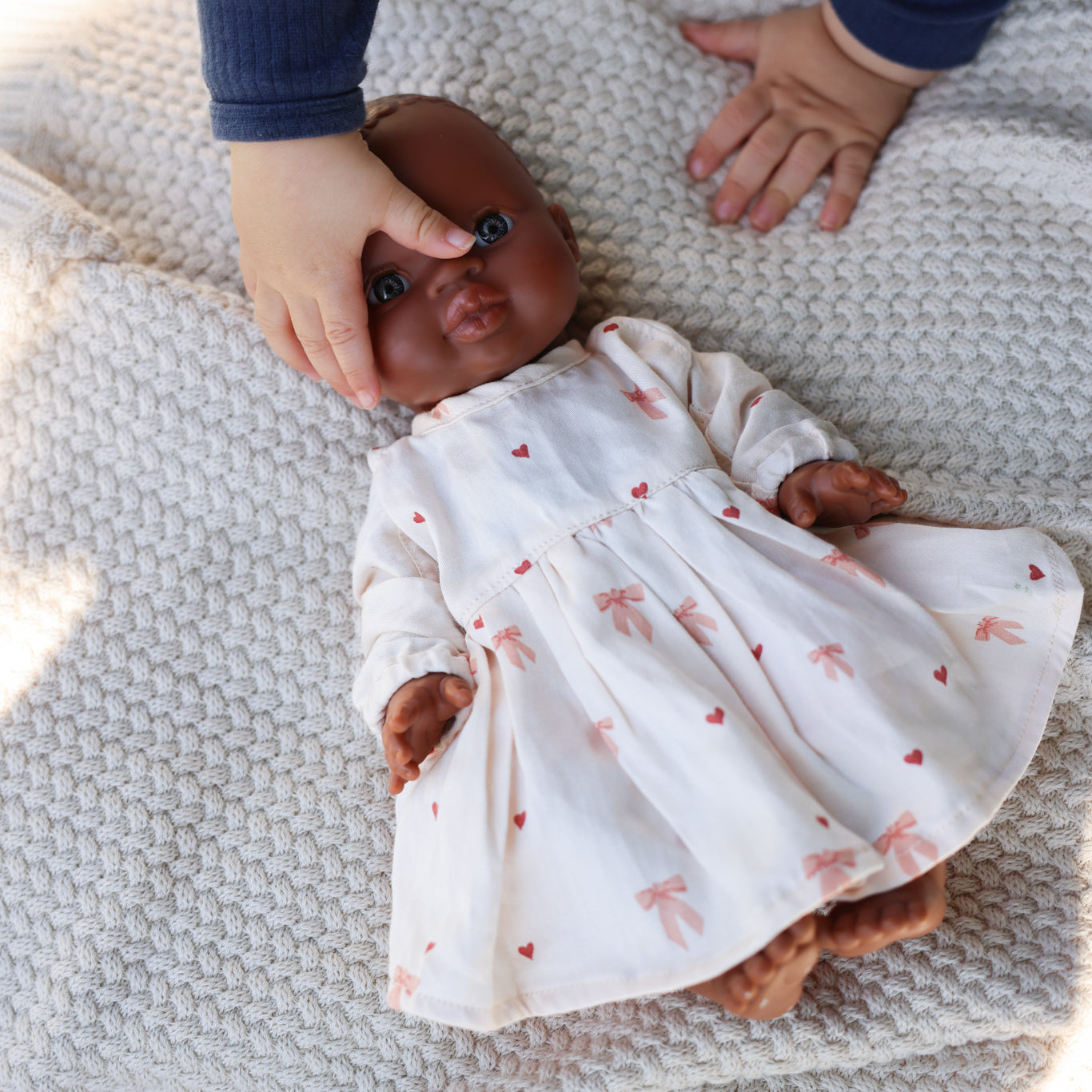 Puppen Kleider Set - GOTS - Bows