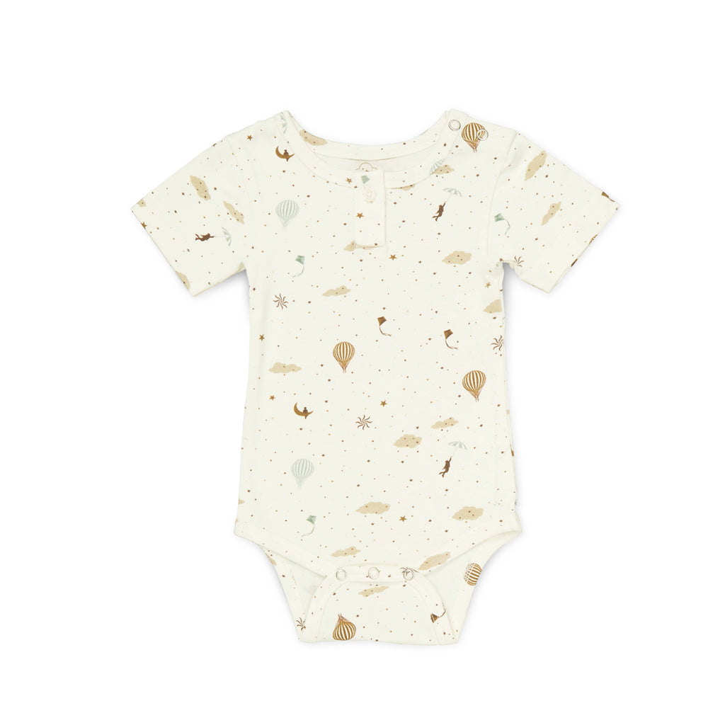 Kurzärmeliger Body Elliot, 56 cm - GOTS - Dreamland
