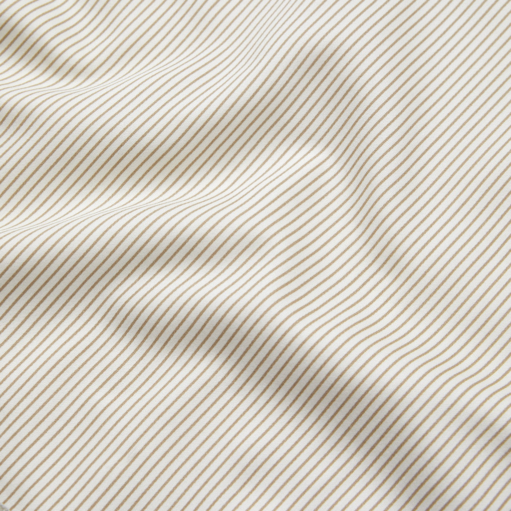 Bettwäsche, Einzelbett, 140 x 200 cm – GOTS Classic Stripes Camel