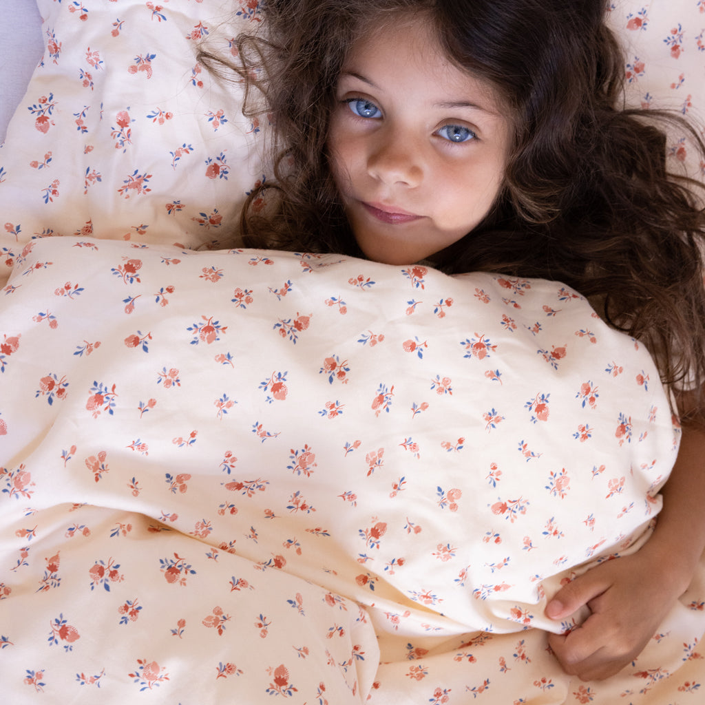 Bettwäsche, Einzelbett, 140 x 200 cm – GOTS-Beeren