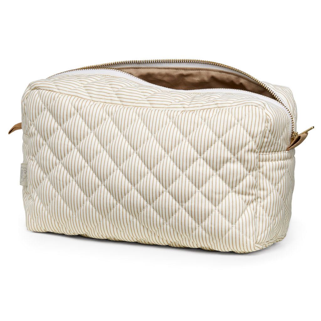 Toilettentasche – OCS Classic Stripes Camel/ Camel