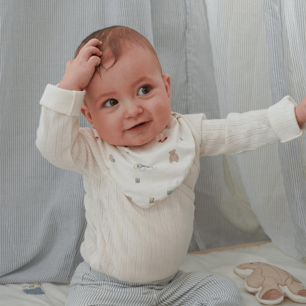 Bandana Lätzchen 2 pack - GOTS - Vintage Toys