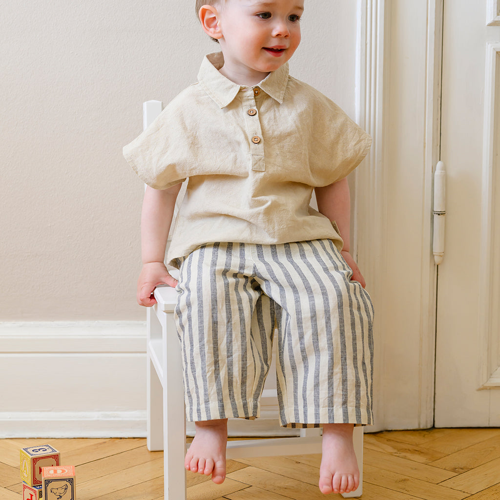 Julian Hemd - GOTS - Beige Linen