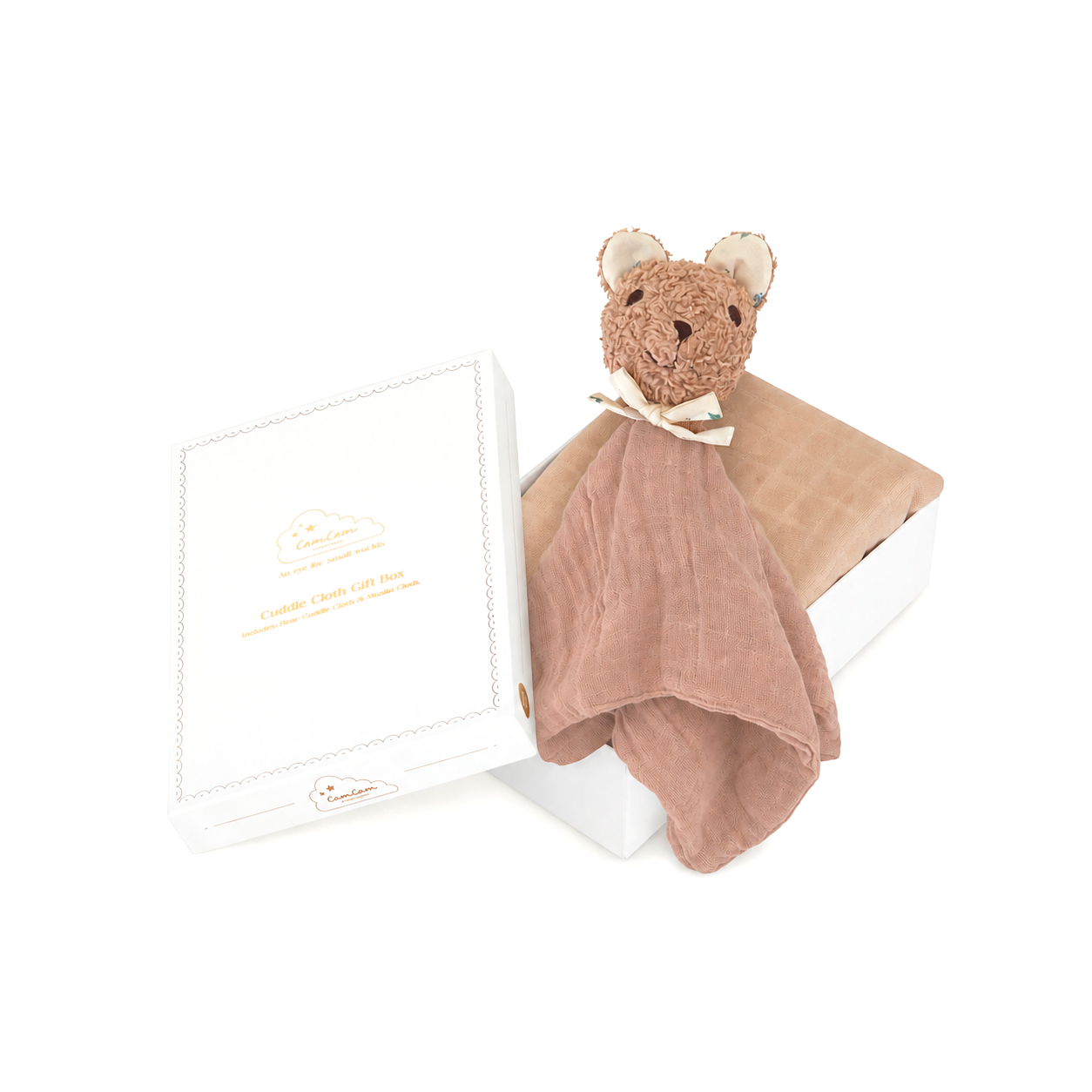 Kuscheltuch Geschenkbox - Blueberries