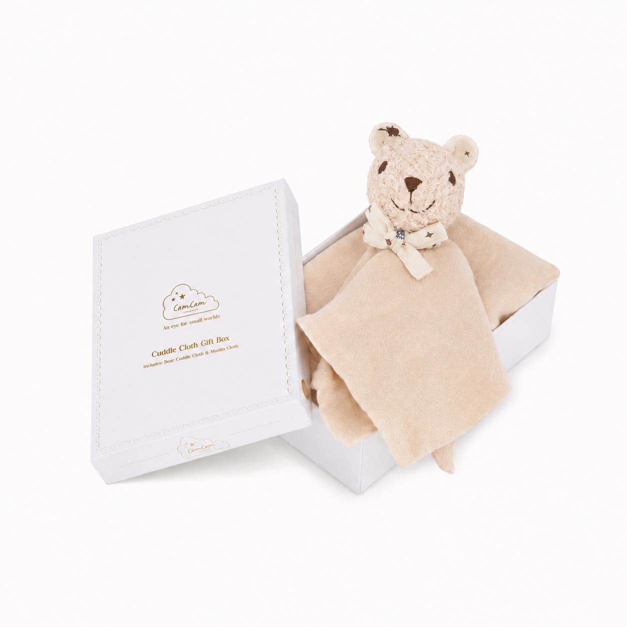 Kuscheltuch Geschenkbox - Carousel