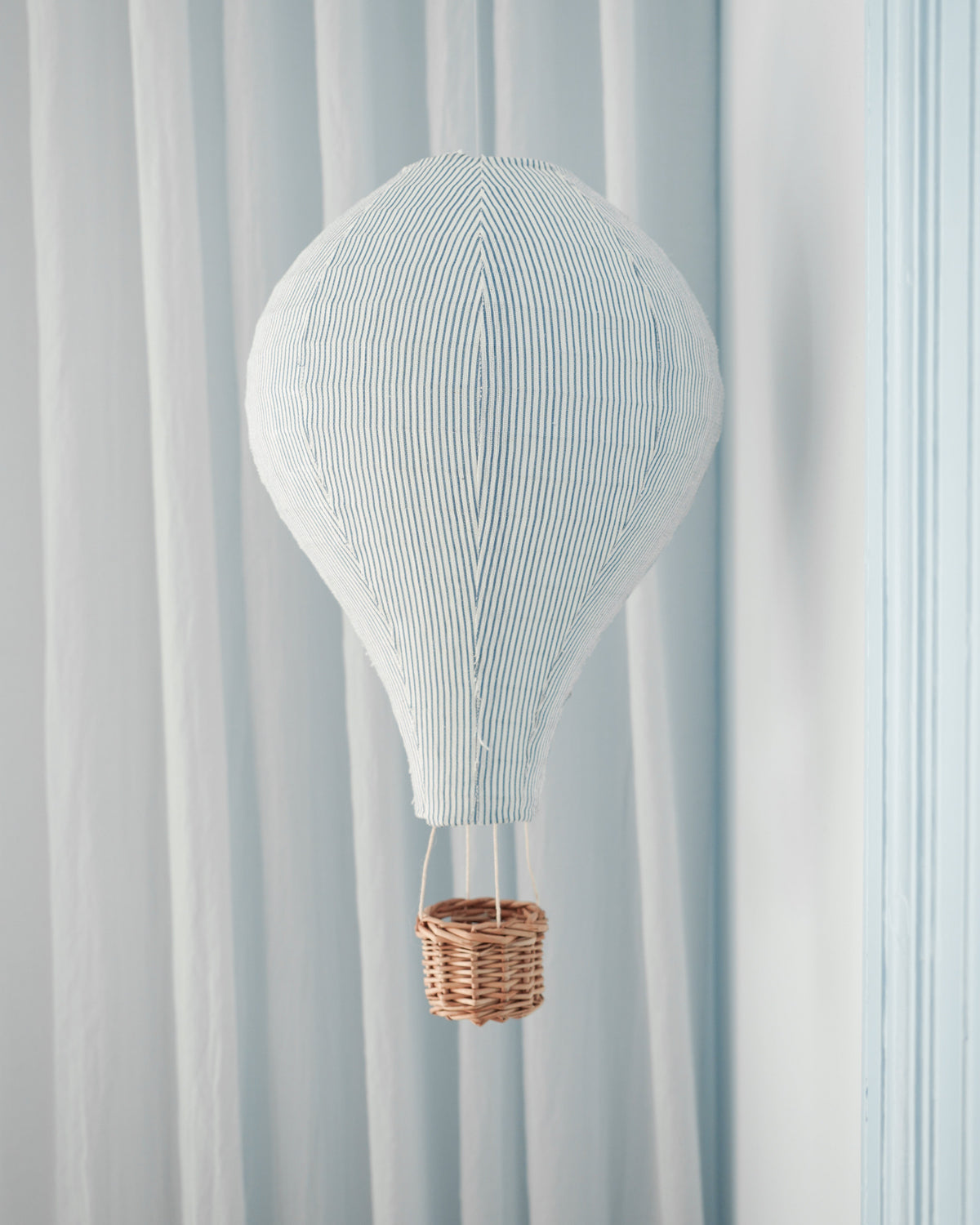 Lampenschirm, Heißluftballon - Classic Stripes Blue