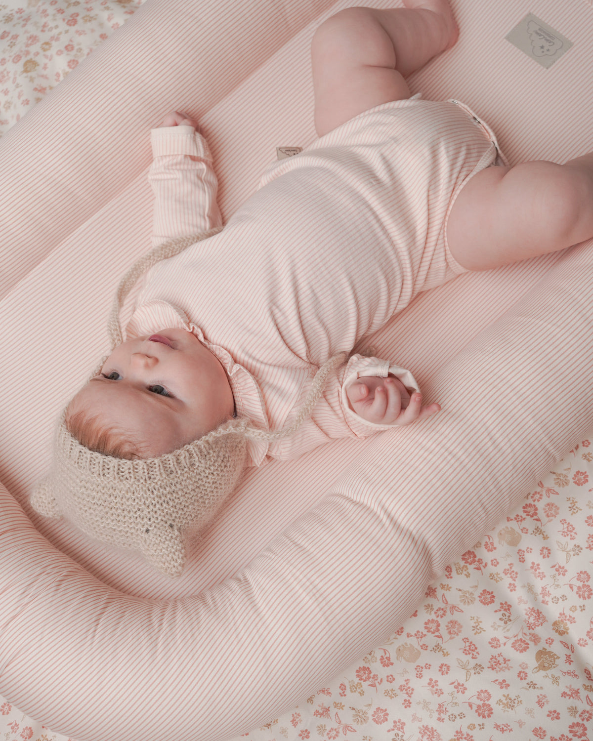 Baby Nestchen - OCS - Classic Stripes Rose