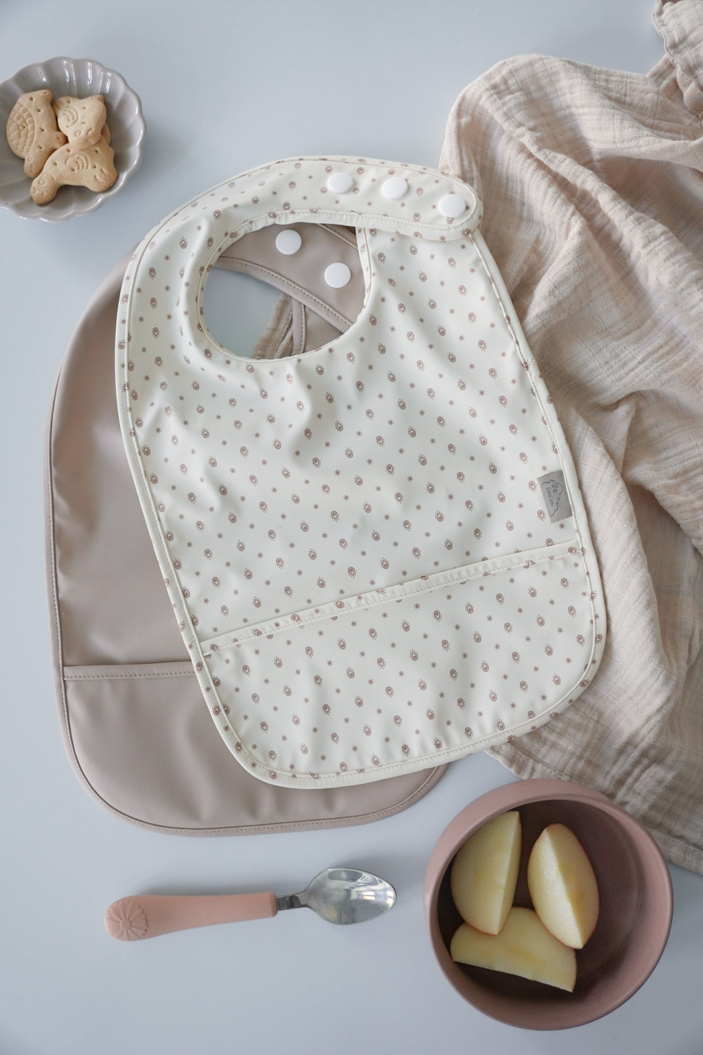 Poly-Lätzchen mit Tasche, 2er- pack - Rowan
