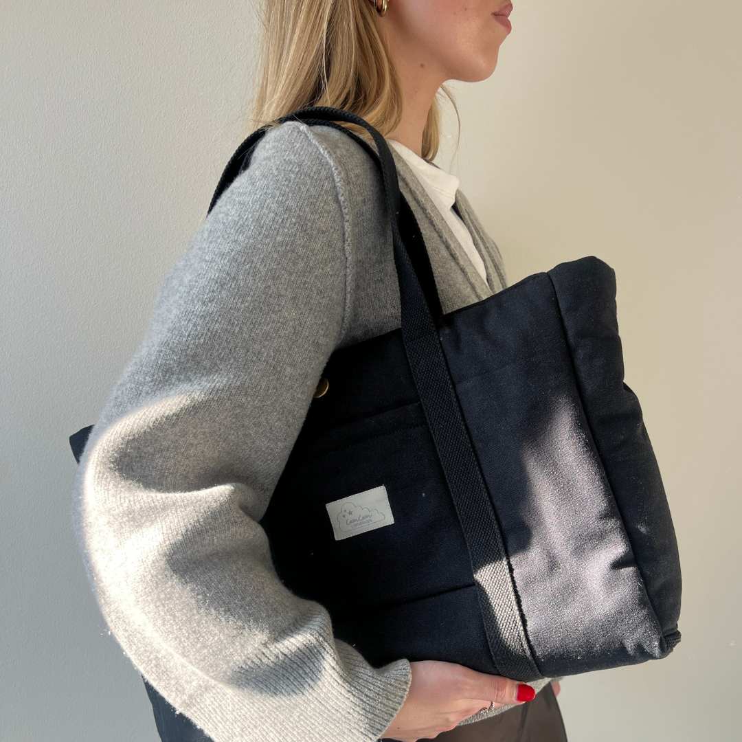 Ausklappbare Wickeltasche - OCS - Black