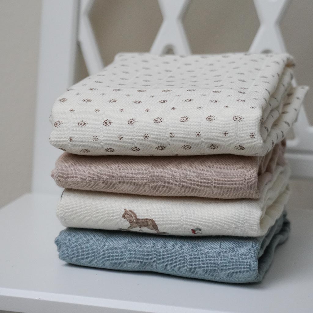 Mulltuch, Mix 3-Pack - GOTS - Vintage Toys