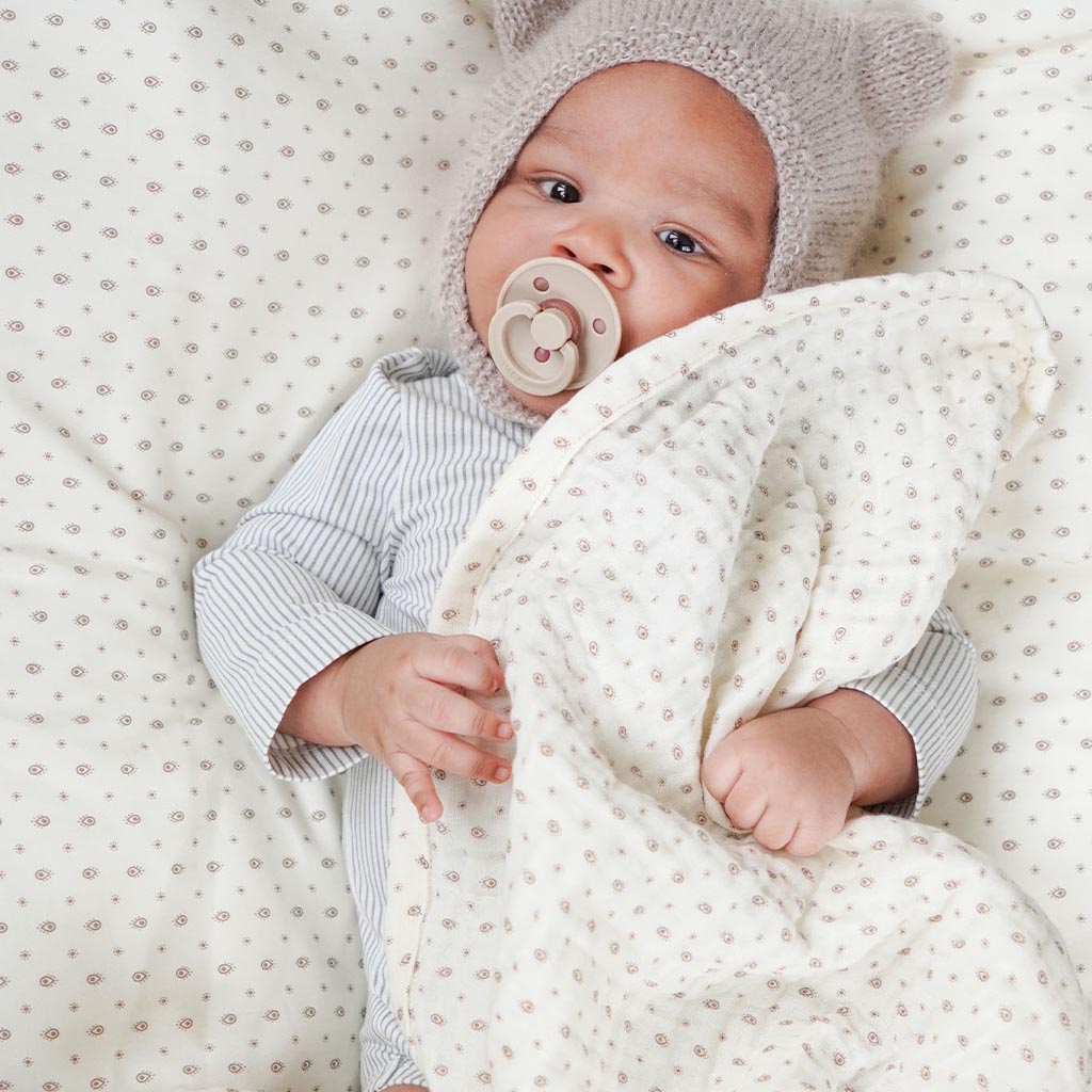 Mulltuch Decke - GOTS - Rowan