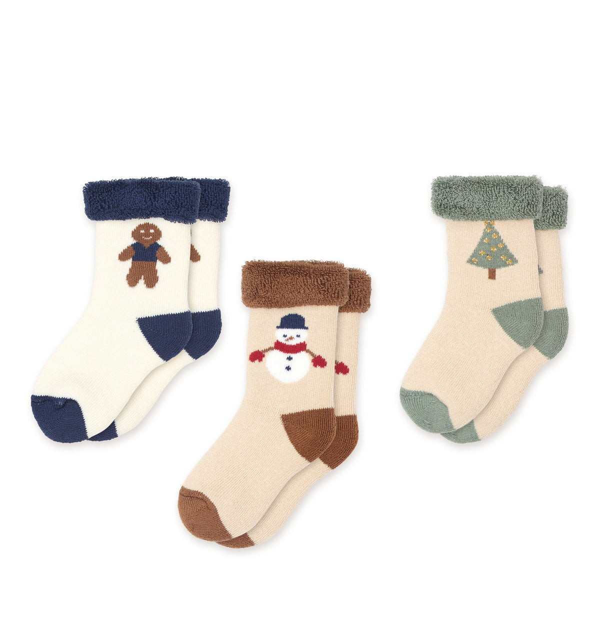 Frotteestrümpfe Safi, 13-15 - Snowman - 3 Pack