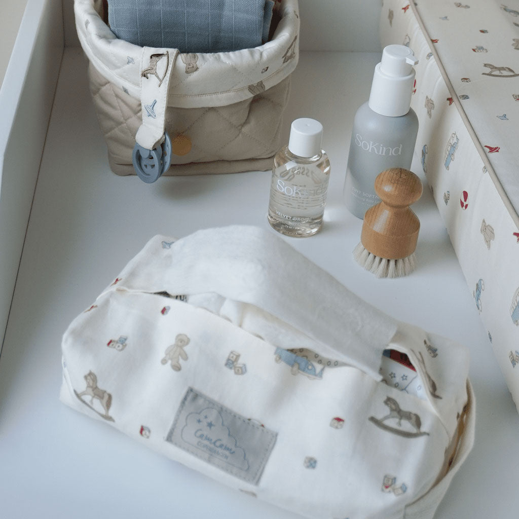 Feuchttuchhülle - GOTS - Vintage Toys