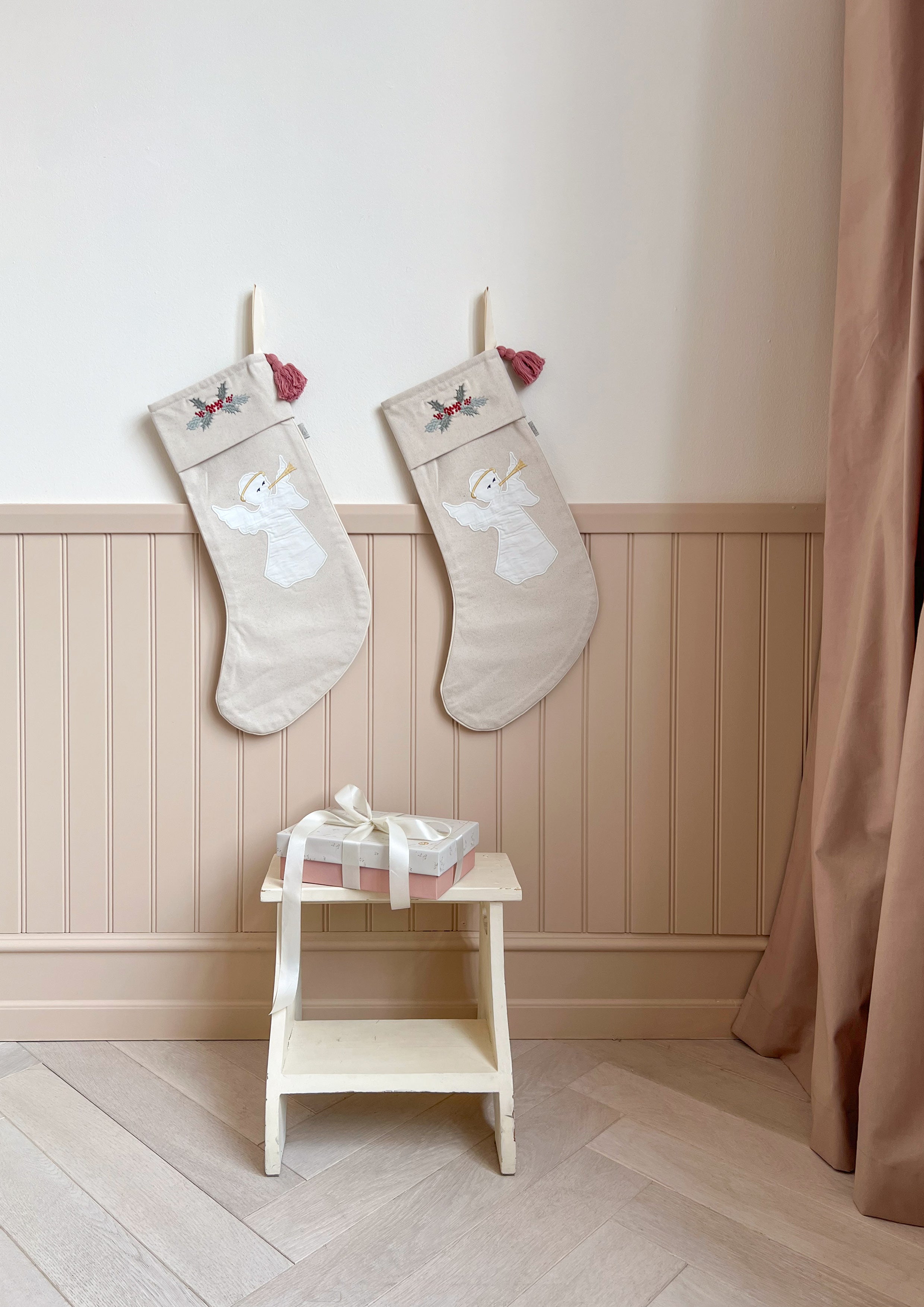 Weihnachtsstrumpf - GOTS - Engel