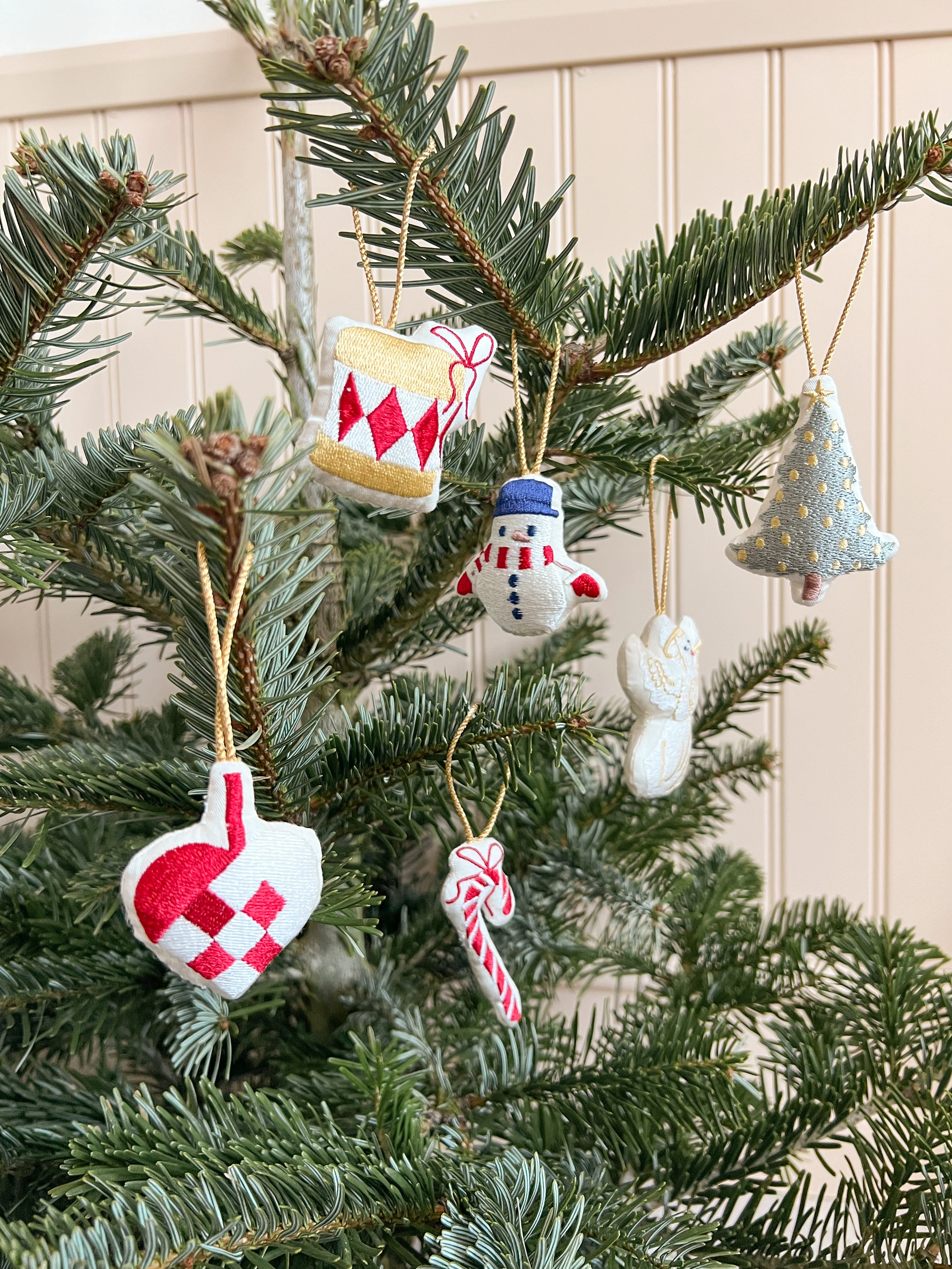 Weihnachtsschmuck Set - GOTS - Schneemann