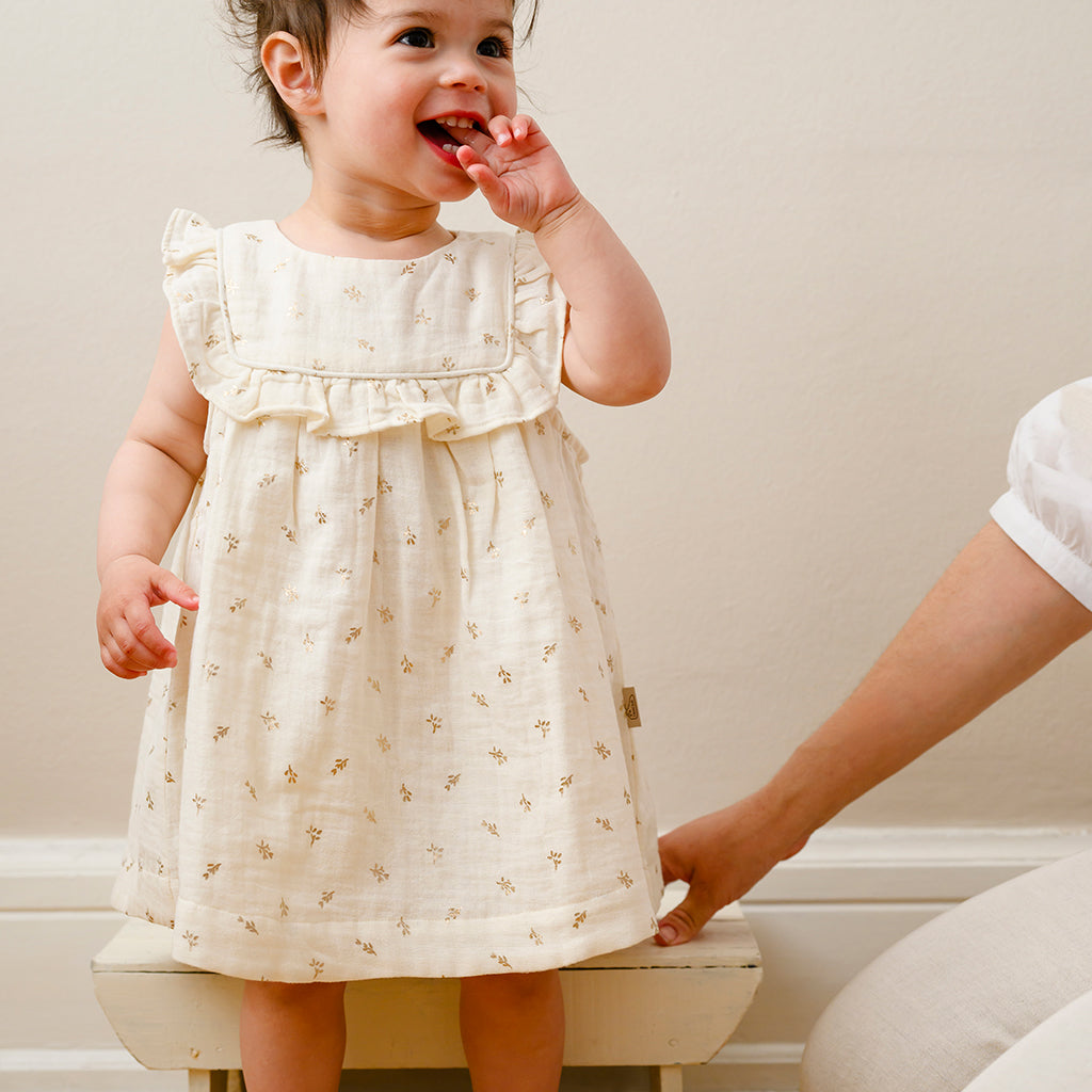 Betty Kleid - GOTS - Gold Flower