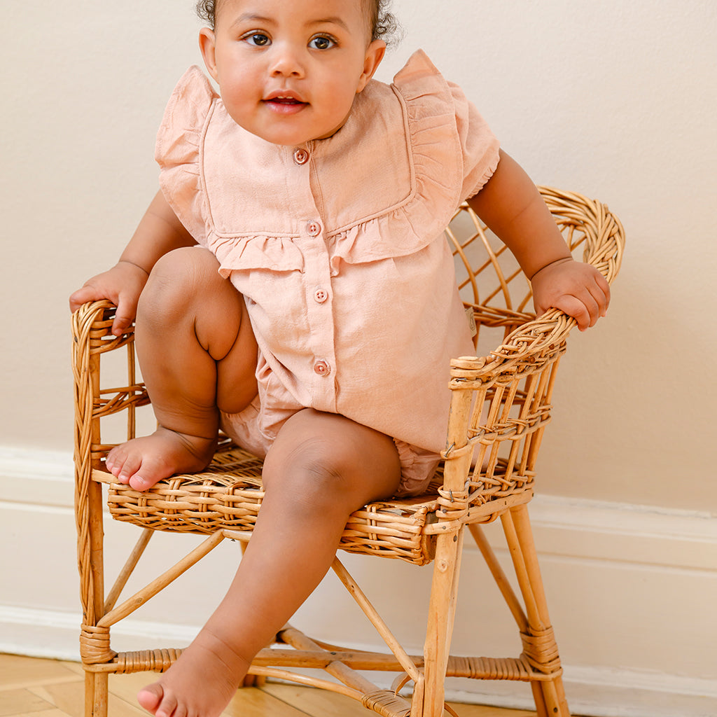 Cleo Bluse - GOTS - Coral