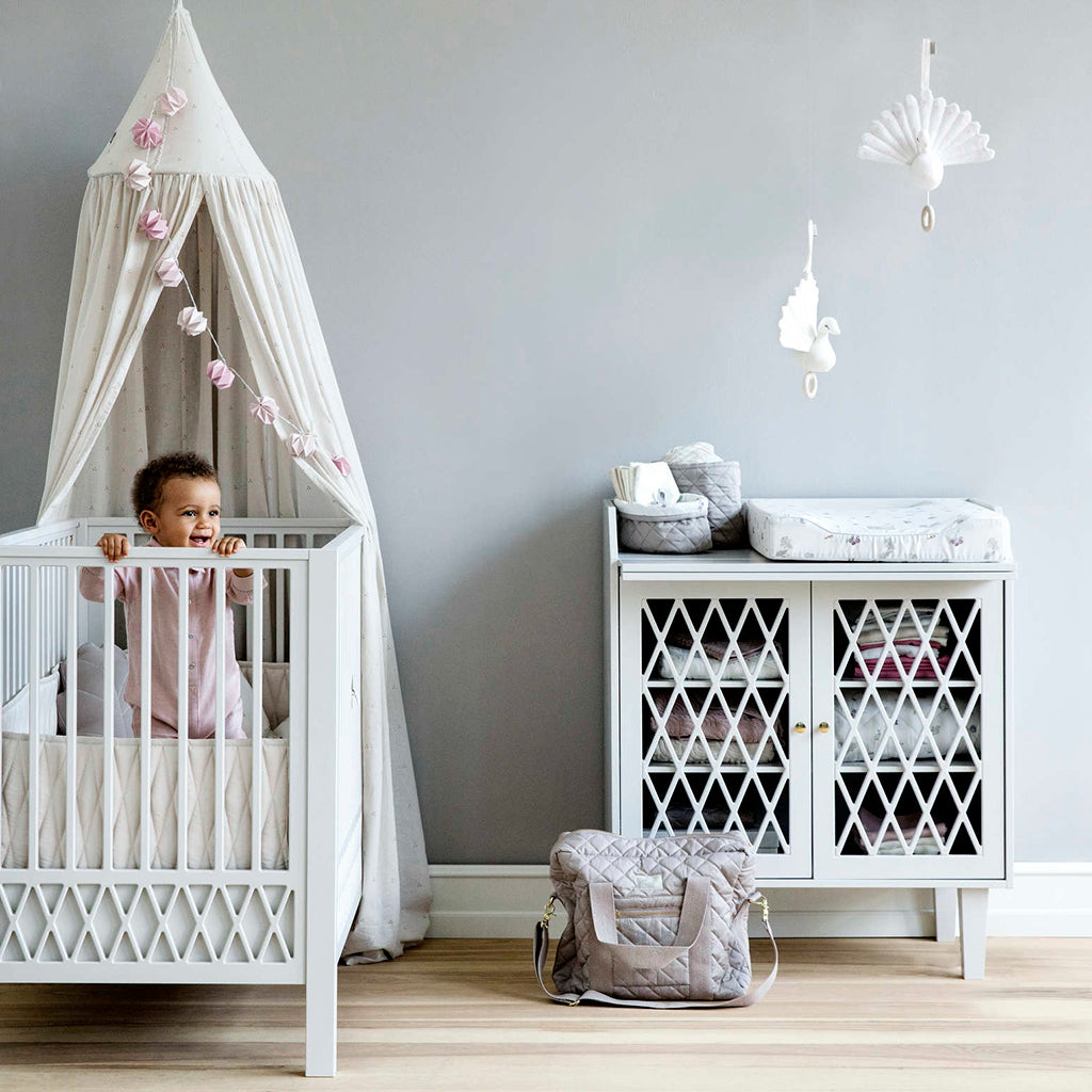 Musikmobile, Pfau – OCS Creme White