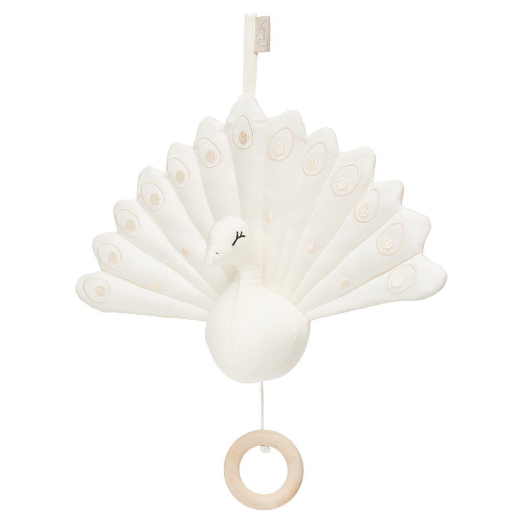 Musikmobile, Pfau – OCS Creme White