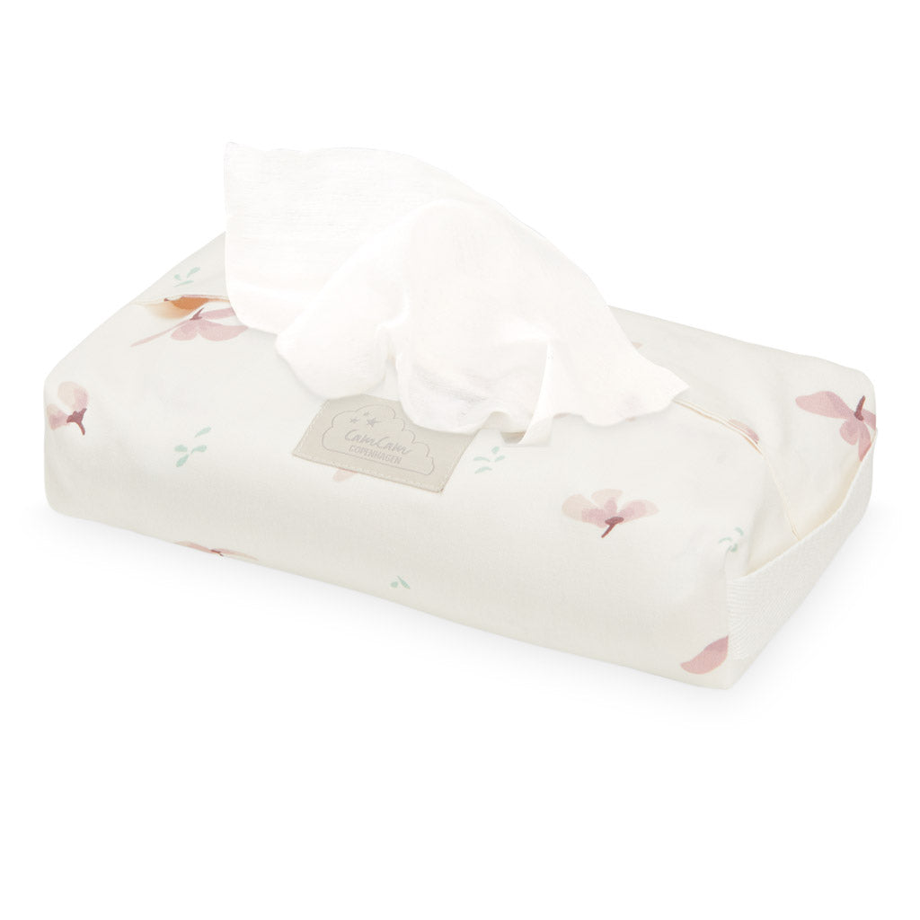 Feuchtwischbezug – GOTS Windflower Creme