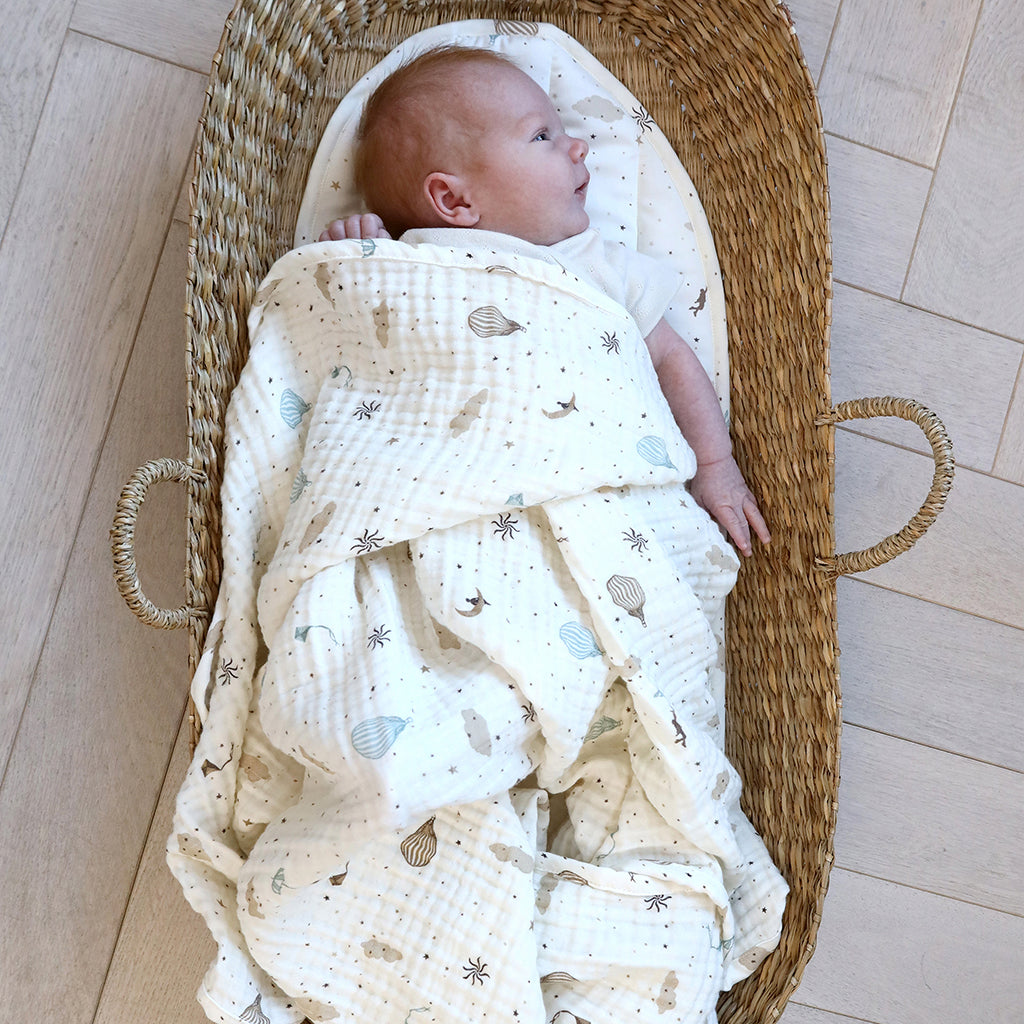 Musselin-Babydecke – GOTS Dreamland