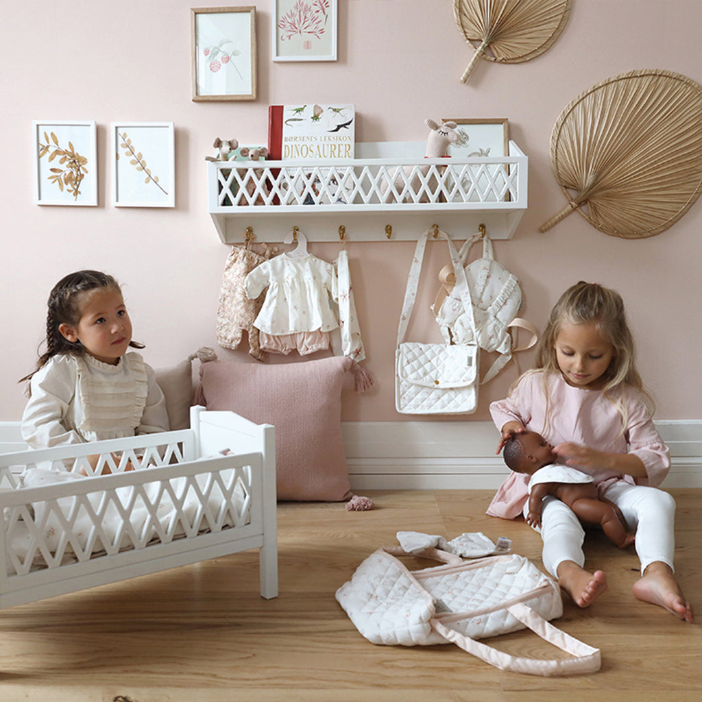 Harlequin-Regal mit Haken, FSC Mix – Weiß