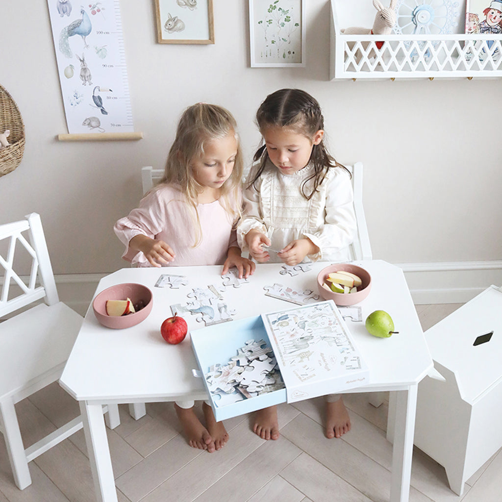 Harlequin Kindertisch – Weiß