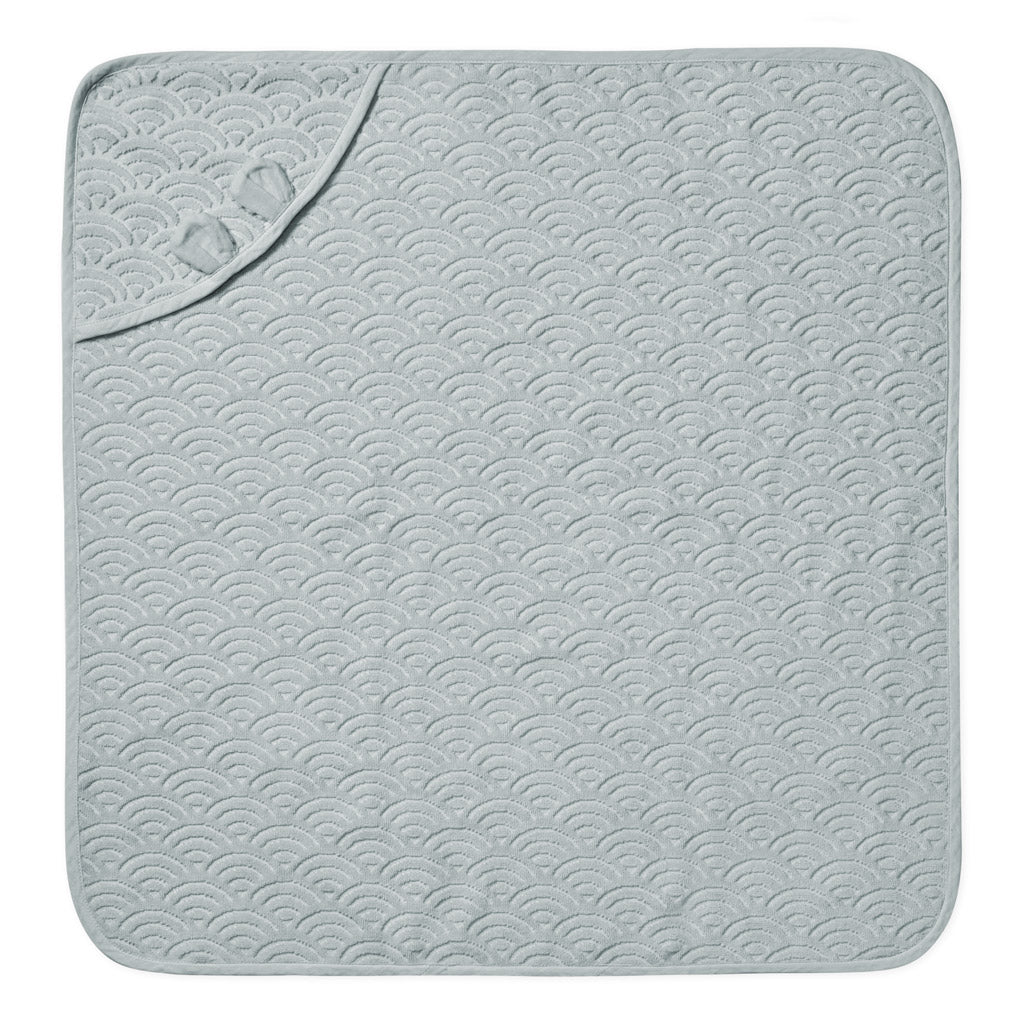 Handtuch, Baby, Kapuze mit Ohren – GOTS Classic Grey