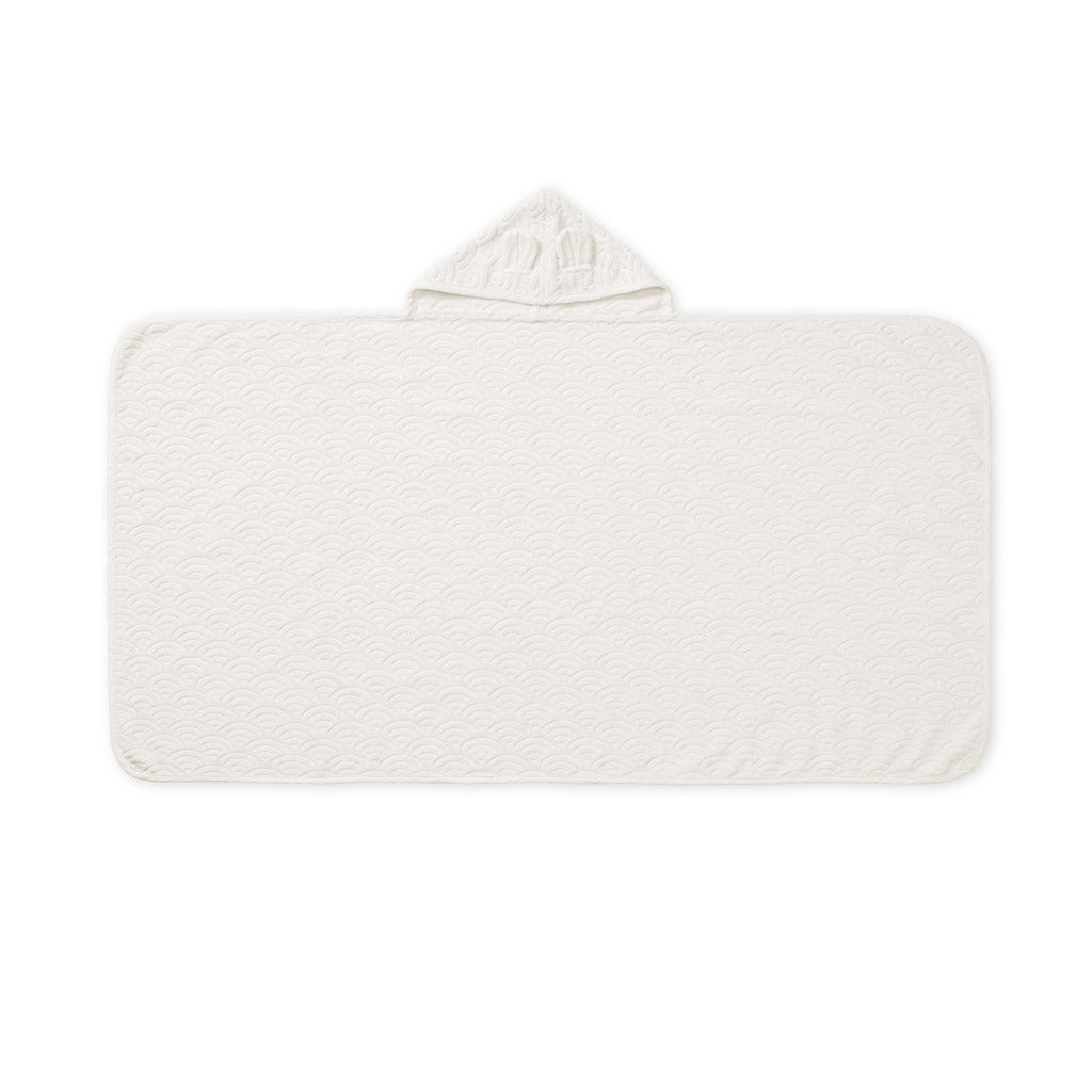 Handtuch, Junior, Kapuze mit Ohren – GOTS Off-White