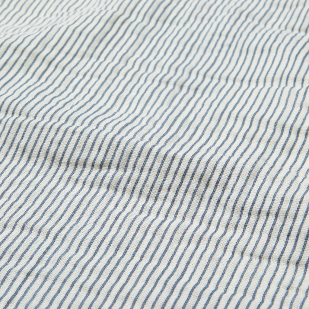 Musselin-Babydecke – GOTS Classic Stripes Blue