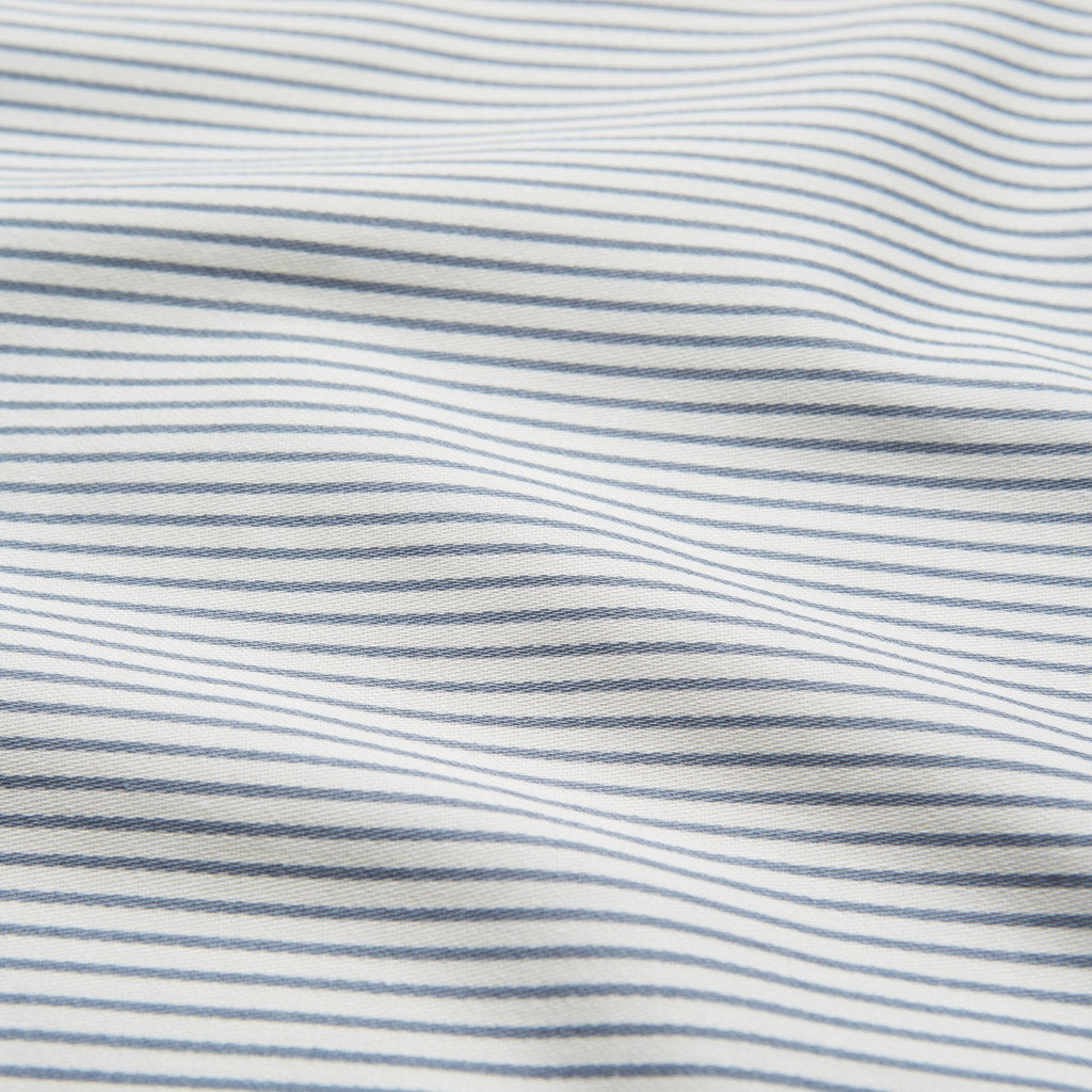 Bettwäsche, Einzelbett, 140 x 200 cm – GOTS Classic Stripes Blue