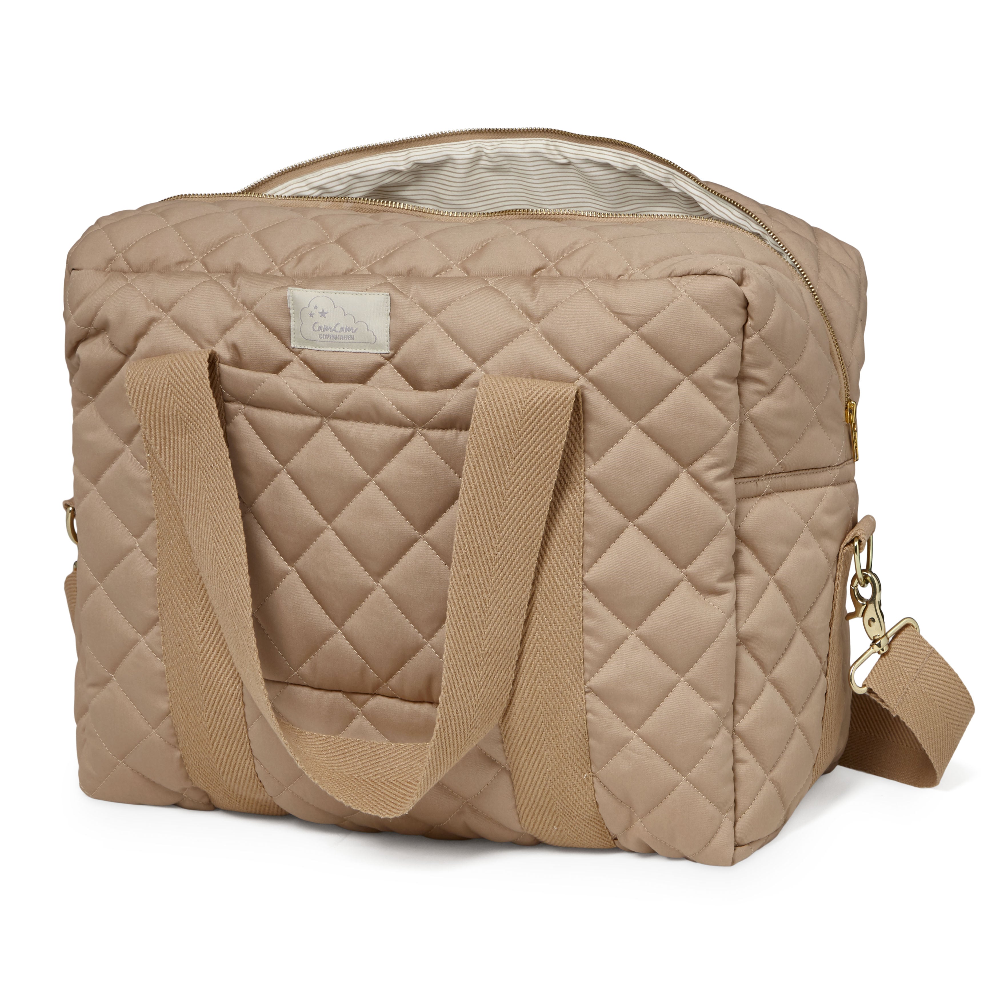 Wickeltasche mit halten, groß - OCS - Camel