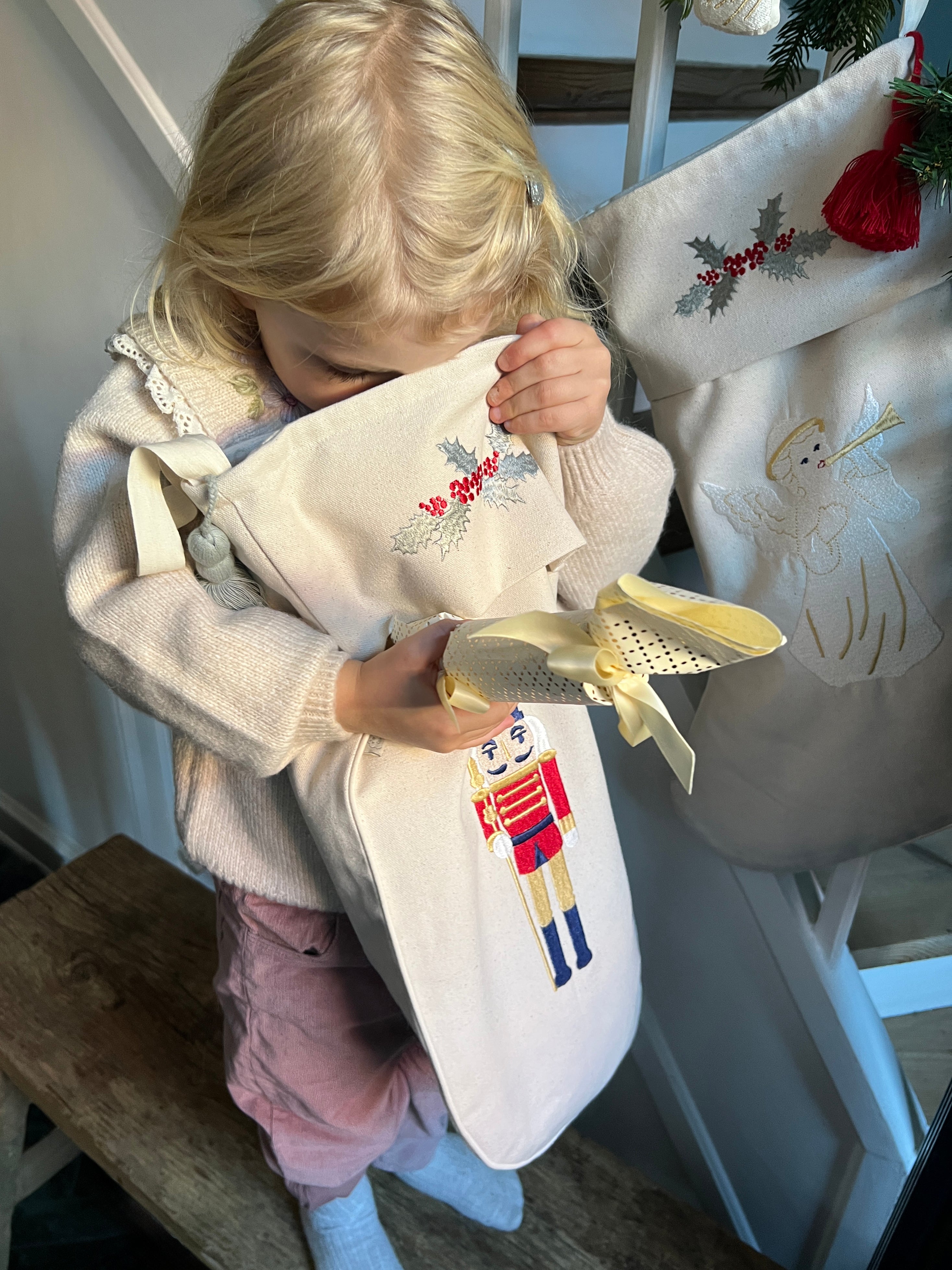 Weihnachtsstrumpf - GOTS - Nussknacker