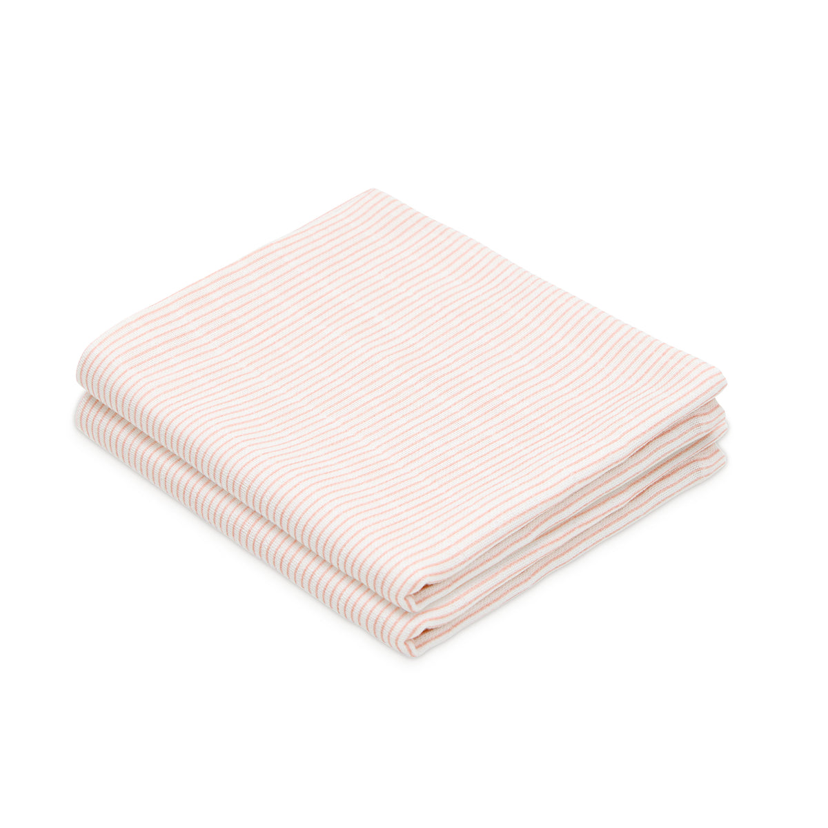 Mulltuch, 2 pack- GOTS - Classic Stripes Rose