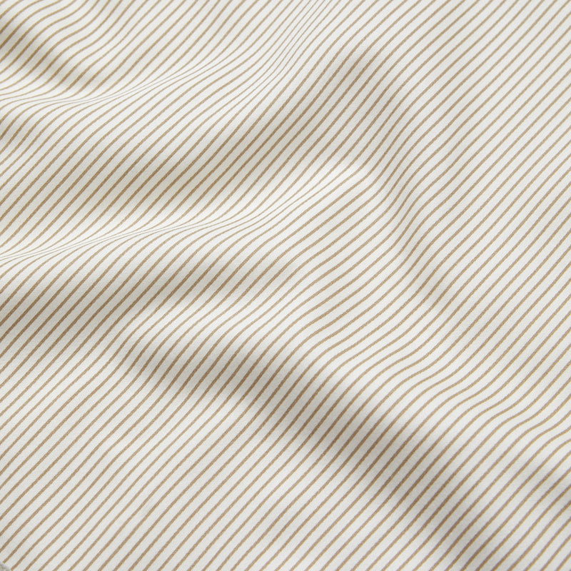 Erwachsenen Bettwäsche, 140x200cm - GOTS Classic Stripes Camel